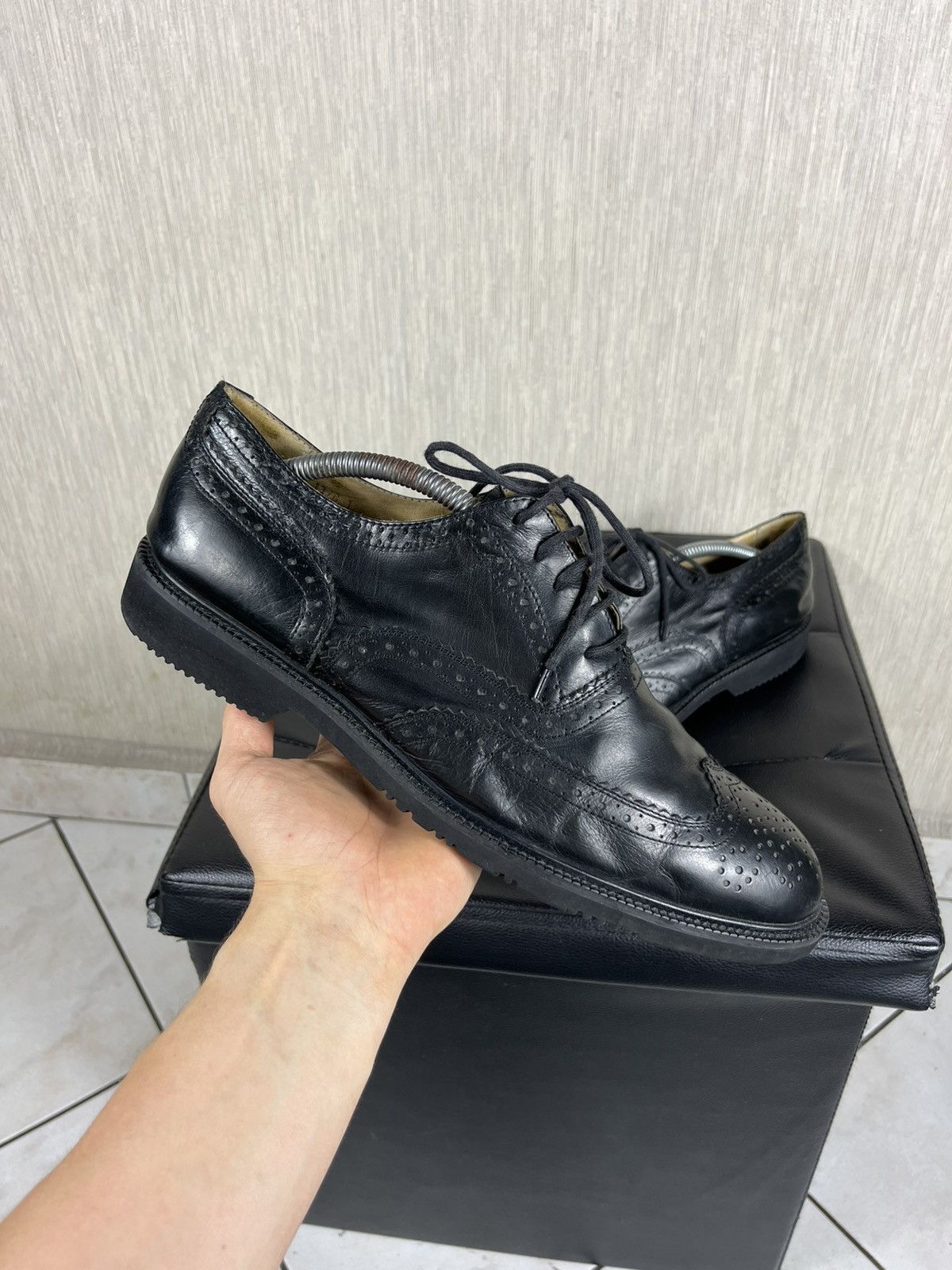 Hugo Boss Vintage Hugo Boss leather casual shoes avant garde classic Size US 9 / EU 42 - 1 Thumbnail