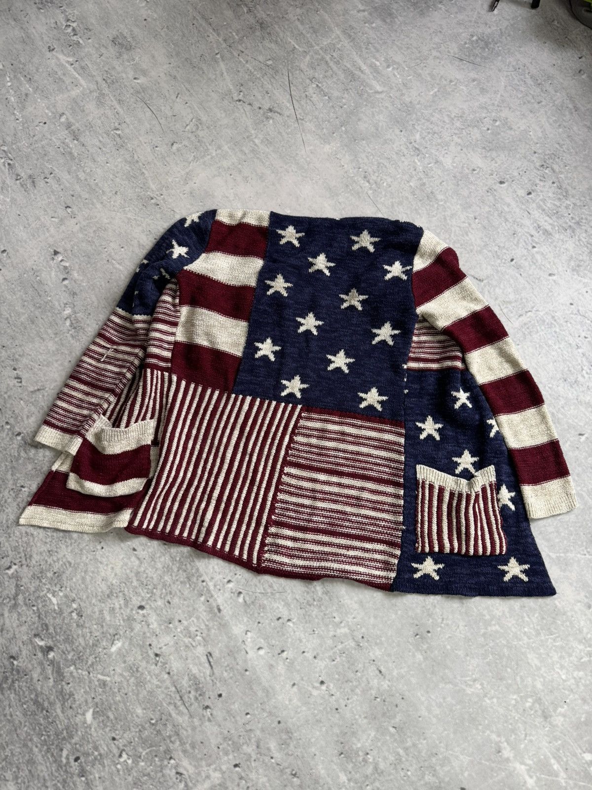 Vintage Vintage Tally Weijl USA FLAG ASAP CARDIGAN XS Size XS / US 0-2 / IT 36-38 - 3 Thumbnail