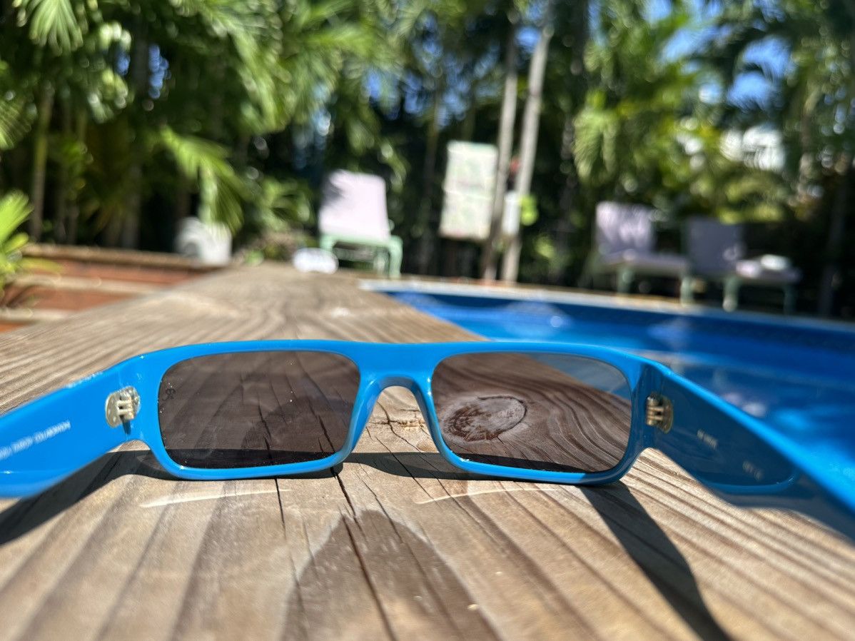 Raf Simons Raf Simons Blue Sunglasses Size ONE SIZE - 7 Thumbnail