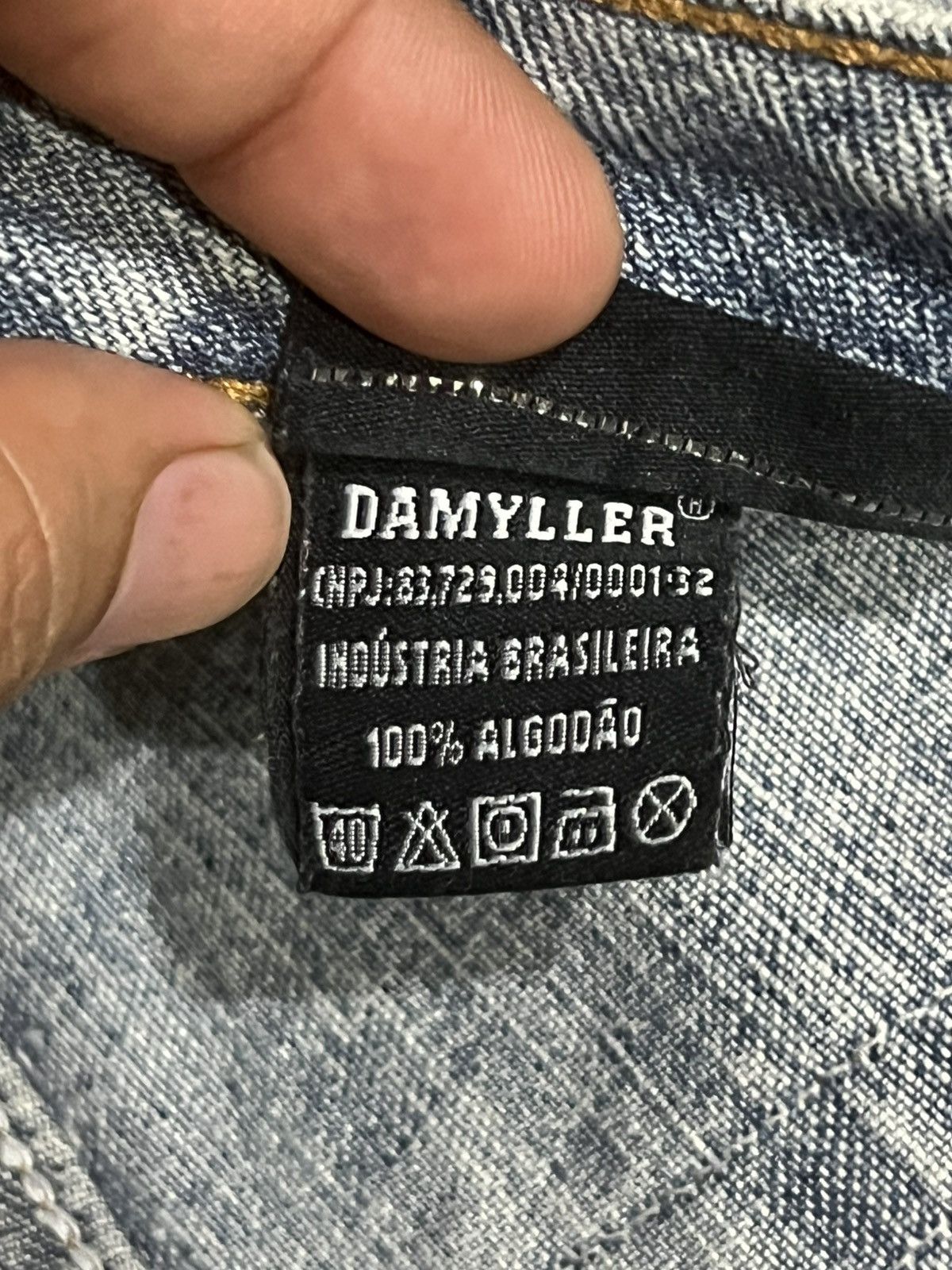 5351 POUR LES HOMMES ⚡️Sick⚡️Damyller Mud Max Inspired Super Bellbottom Flare Jean Size US 31 - 16 Thumbnail