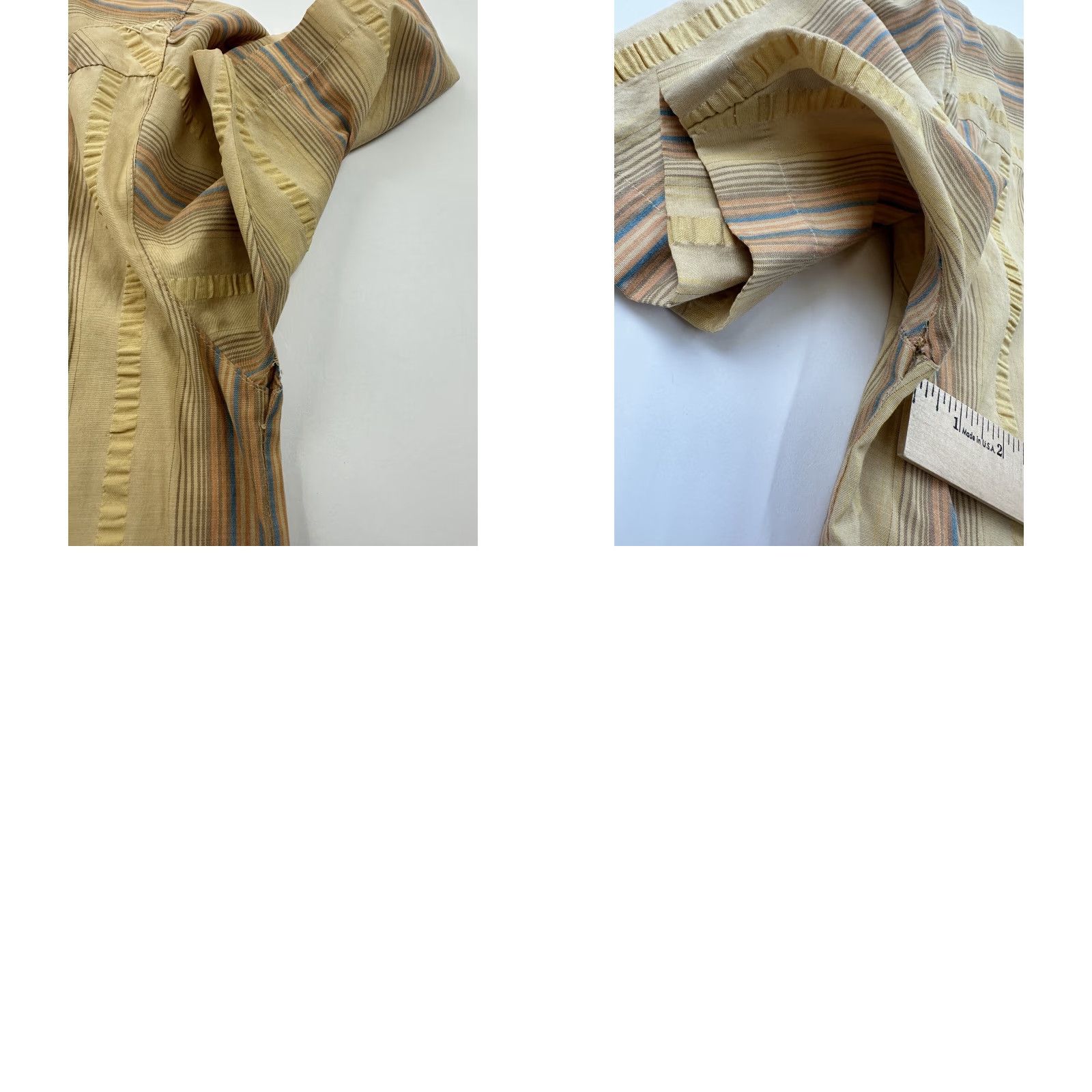 Prana Prana Shirt Mens L Yellow Brown Striped Short Sleeve Button-Up Multicolor Pattern Casual Men’s Shirt Size US L / EU 52-54 / 3 - 8 Thumbnail