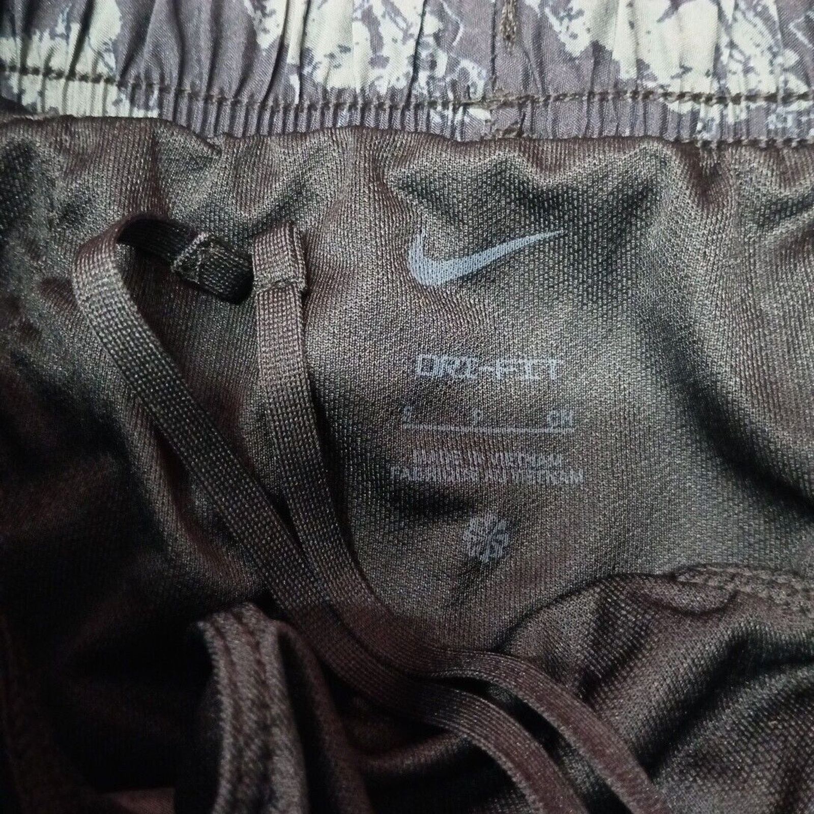 Nike Nike One Tempo Running Shorts Womens S Black Printed Dri-FIT Size 27" / US 4 / IT 40 - 3 Thumbnail