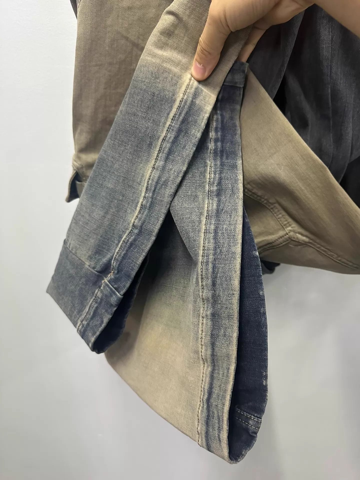 Rick Owens Rick Owens 23ss Bela Cargo Gradient Jeans 52 (XL) Size US 41 - 5 Thumbnail