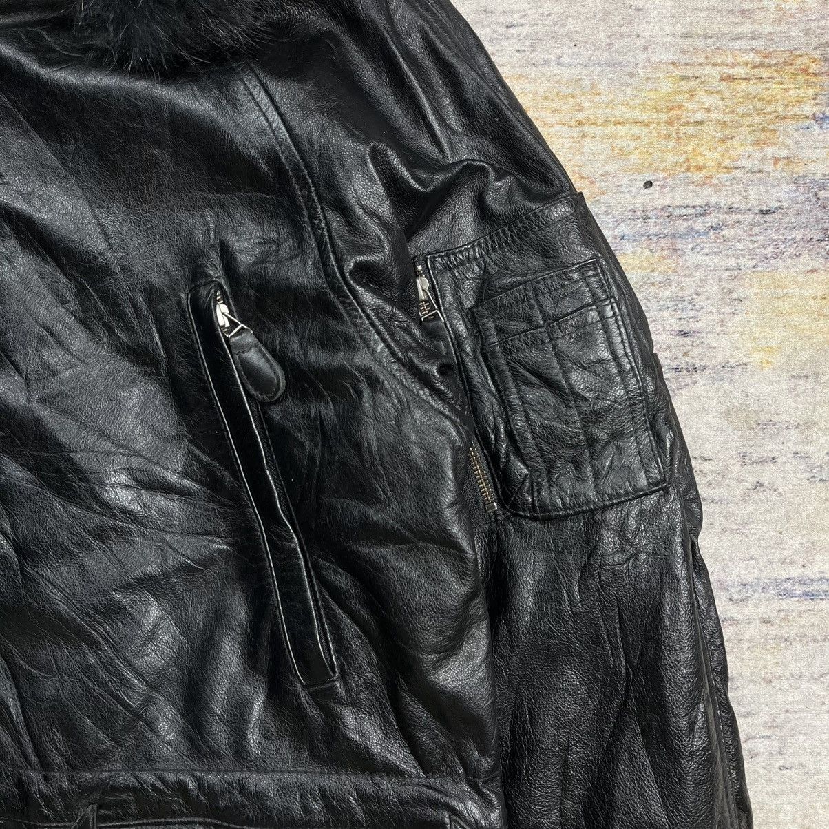 Japanese Brand × Kadoya Kadoya N-3B thinsulate rider leather jacket Size US L / EU 52-54 / 3 - 9 Thumbnail