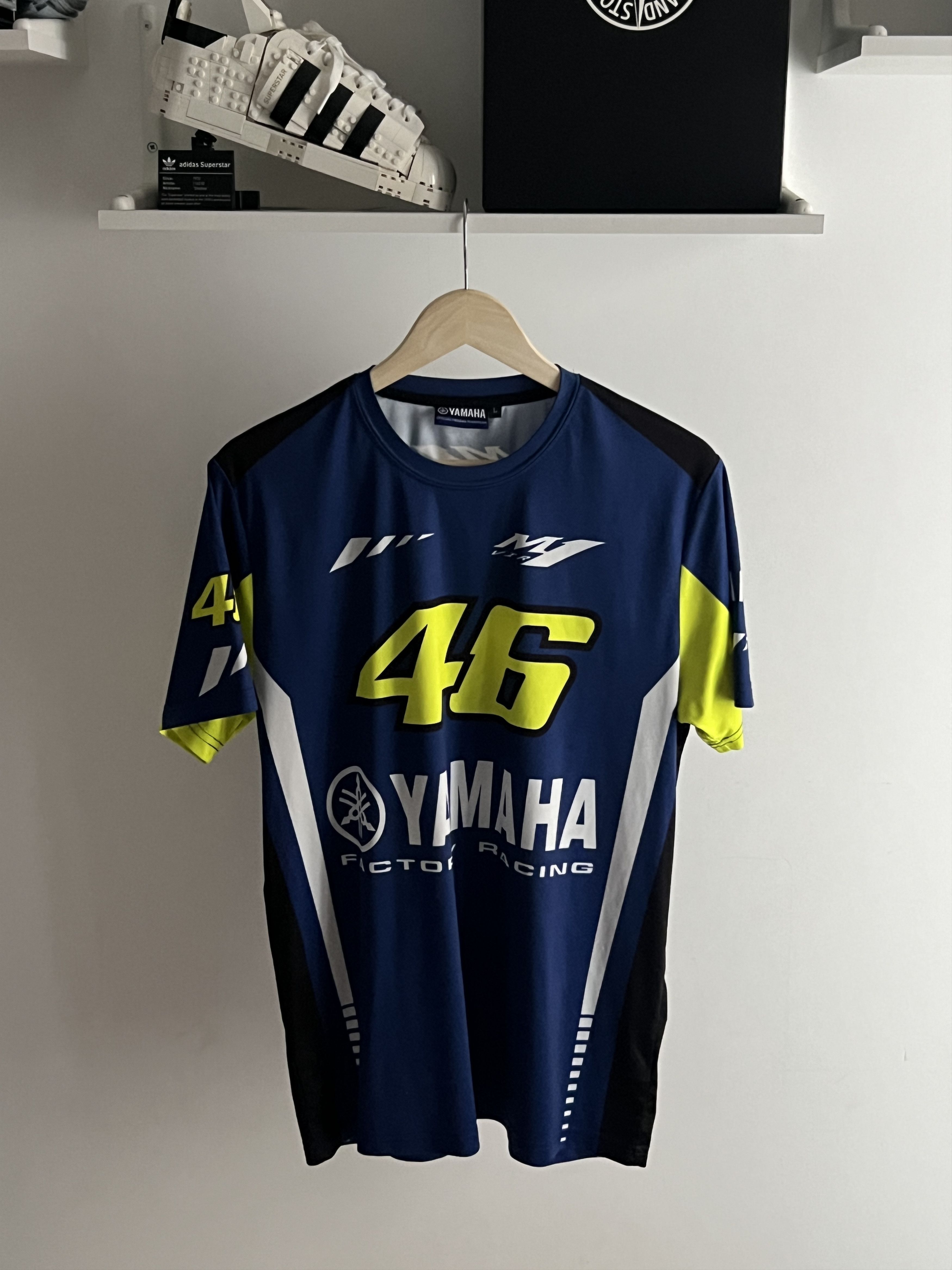 Japanese Brand × Yamaha Yamaha Vale 46 Y2k Racing Japanese Streetwear Style t-shirt Size US L / EU 52-54 / 3 - 1 Thumbnail