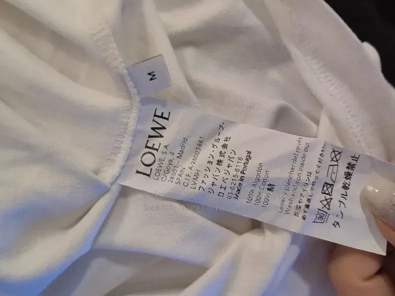 Loewe Loewe Short Sleeve Women's M Size with Slight Yellowing Size M / US 6-8 / IT 42-44 - 4 Thumbnail