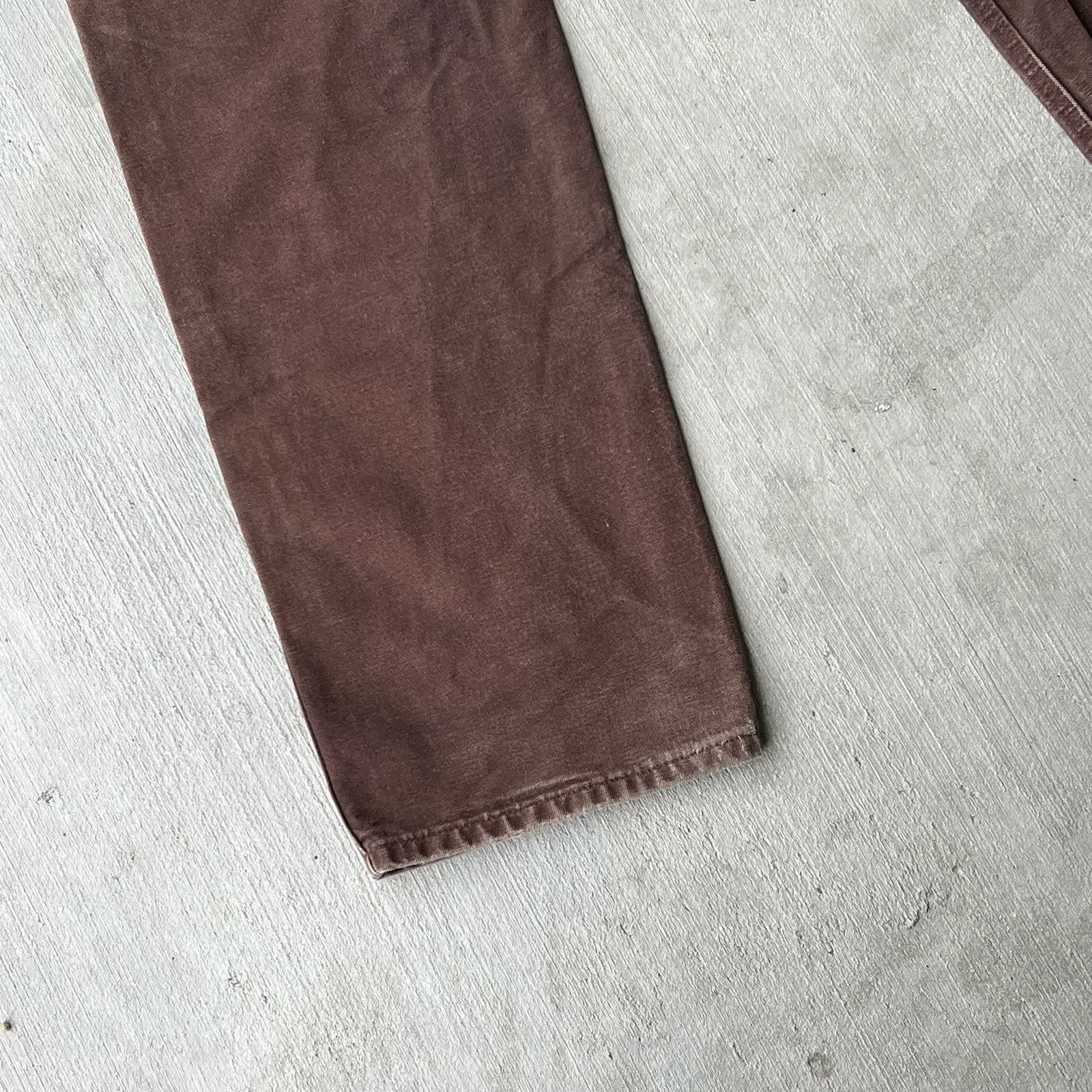 Carhartt × Vintage Carhartt faded brown double knee work wear carpenter pants Size US 29 - 9 Thumbnail