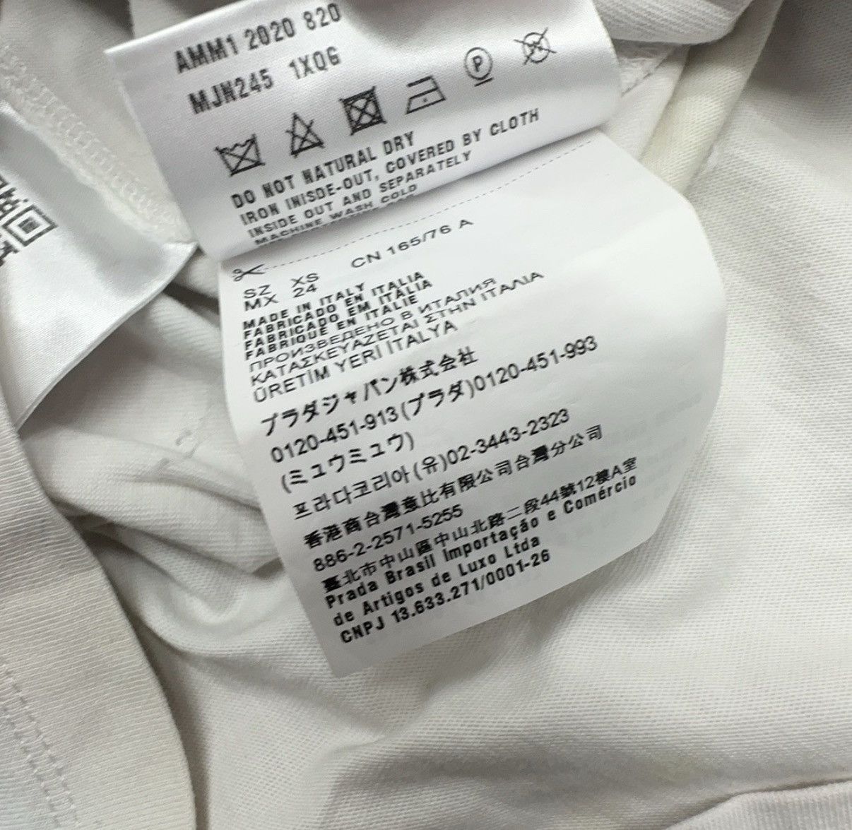 Miu Miu Miu Miu x Eri Wakiyama "Unicorn Cat" tie-dyed cotton t-shirt Size XS / US 0-2 / IT 36-38 - 4 Thumbnail