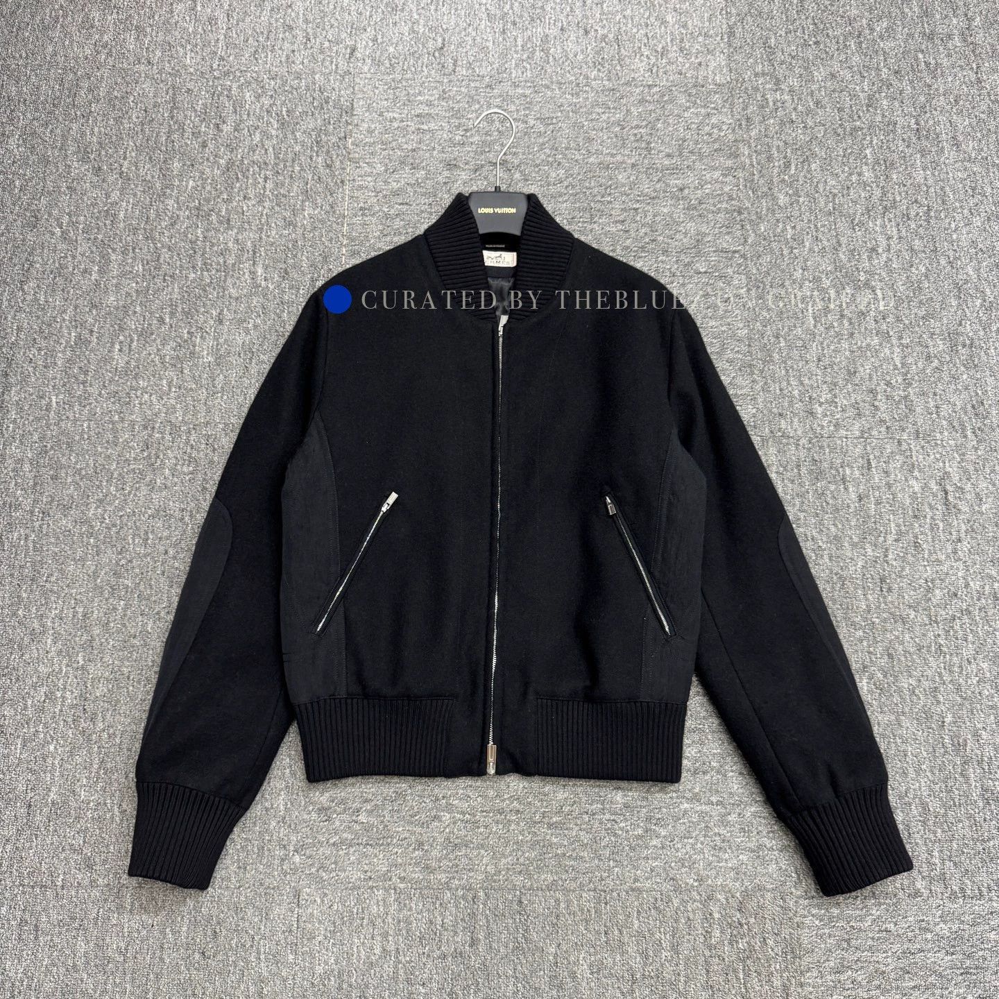 Hermes Stylish Wool Jacket in Black Size US M / EU 48-50 / 2 - 1 Thumbnail