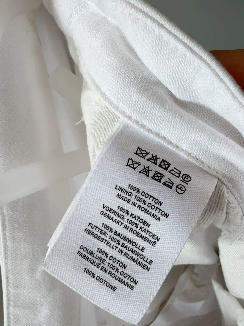 Dries Van Noten dries van notenWhite wide-leg pants 2503-Nextarrow Size US 40 / EU 56 - 6 Thumbnail