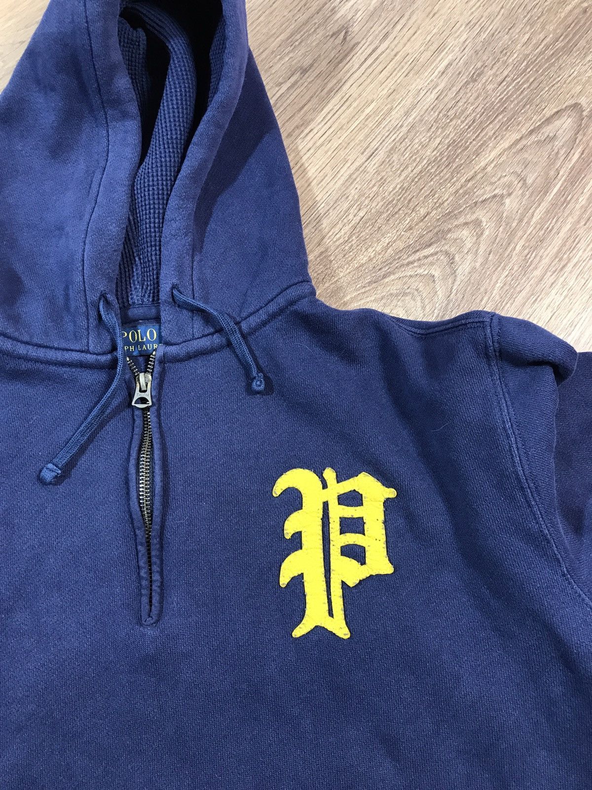Vintage Vintage Polo Ralph Lauren 1/3 Zip Hoodie Size US M / EU 48-50 / 2 - 4 Thumbnail