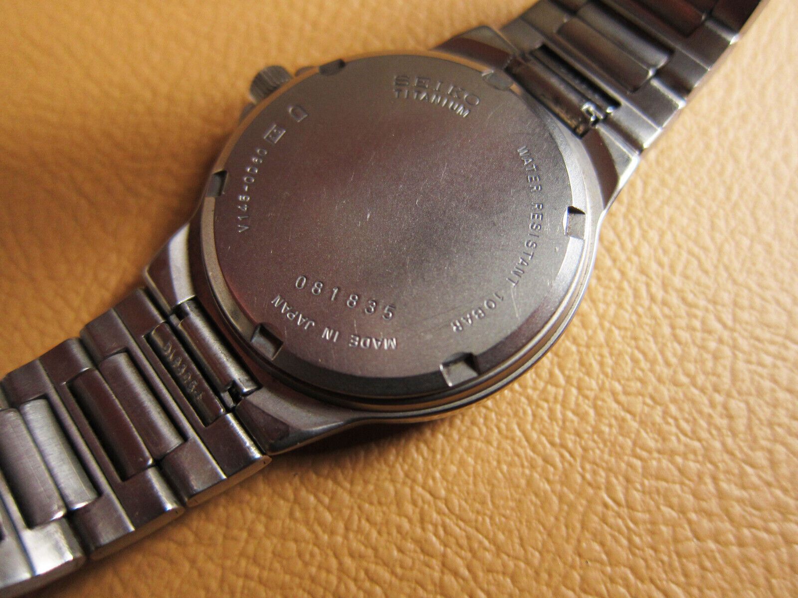 Other SEIKO V145-0D60 Solar Titanium Full Dial Lume Watch (JAPAN) Size ONE SIZE - 9 Thumbnail
