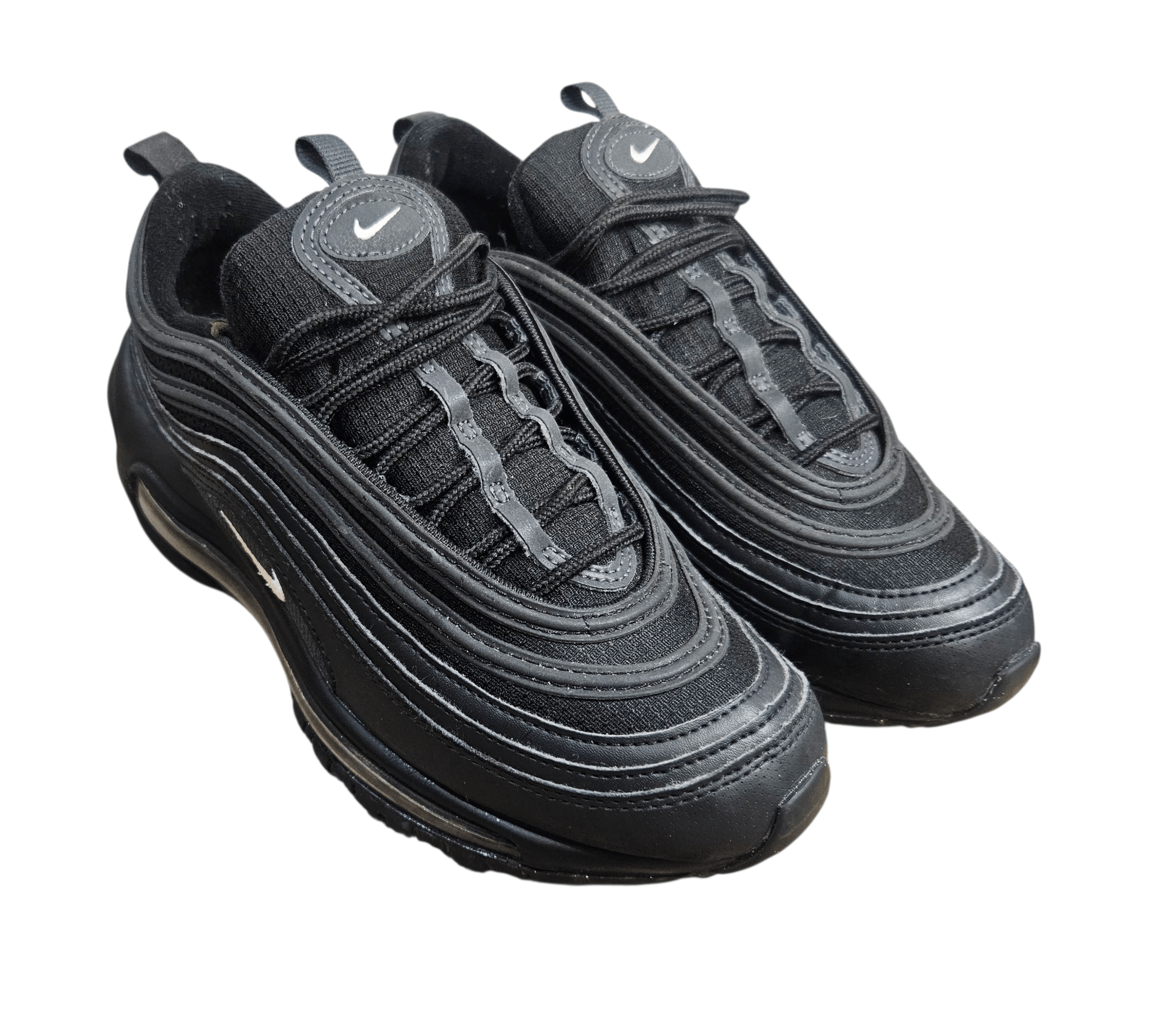 Nike 2021 Nike Air Max 97 GS "Black Antracite" Size US 6 / EU 39 - 2 Thumbnail