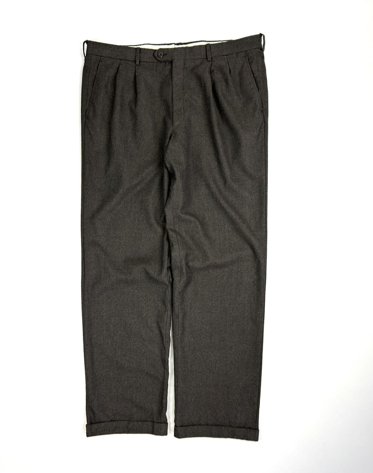 Brioni Archive Brioni Sport Wool Casual Pants Brown Old Money Size US 36 / EU 52 - 1 Thumbnail