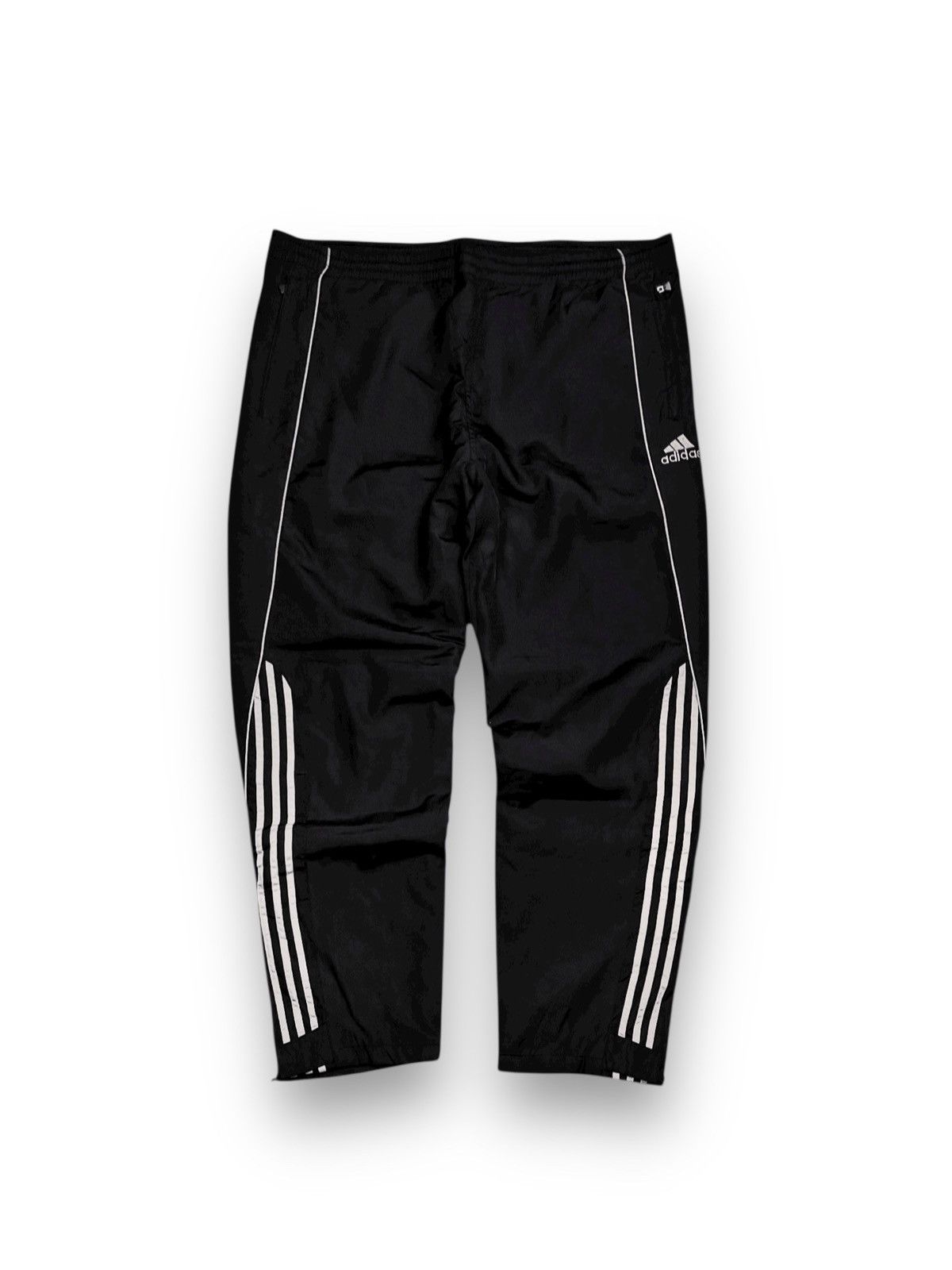 Adidas 90s Adidas 3-Stripes Vintage Track Pants Baggy Fit Size US 43 - 1 Thumbnail