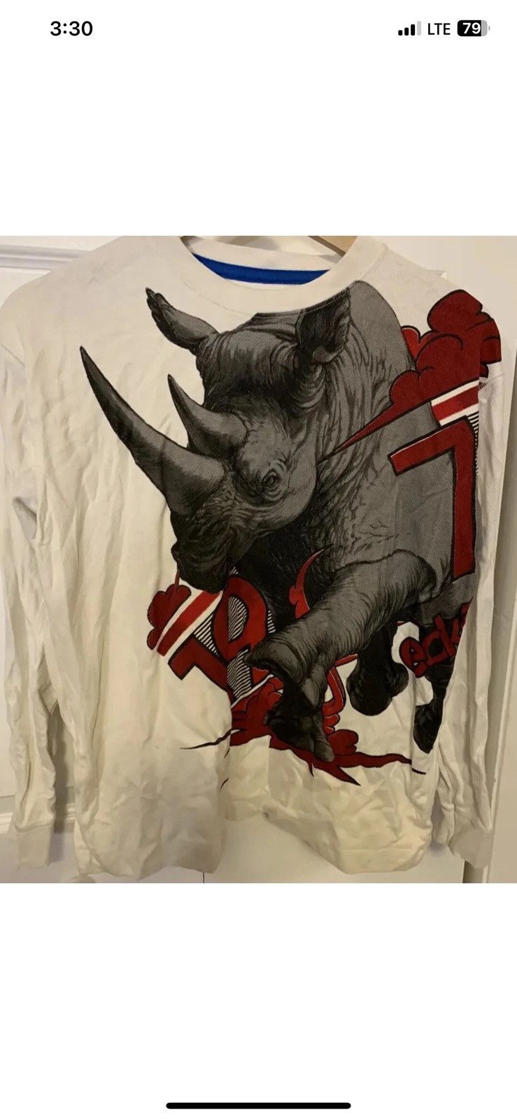 Ecko Unltd. ECKO UNLIMITED 1972 RHINO T-SHIRT MEN sz M White Red Size US M / EU 48-50 / 2 - 3 Thumbnail