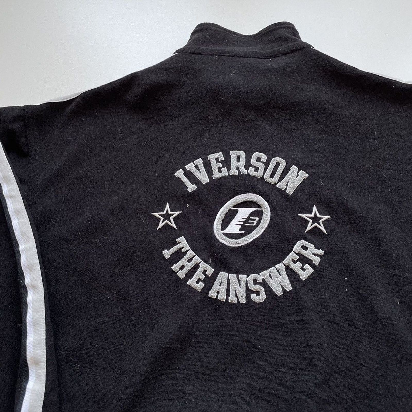 Reebok Vintage Reebok Iverson The Answer Sweater Jacket Small Black Size US L / EU 52-54 / 3 - 2 Thumbnail