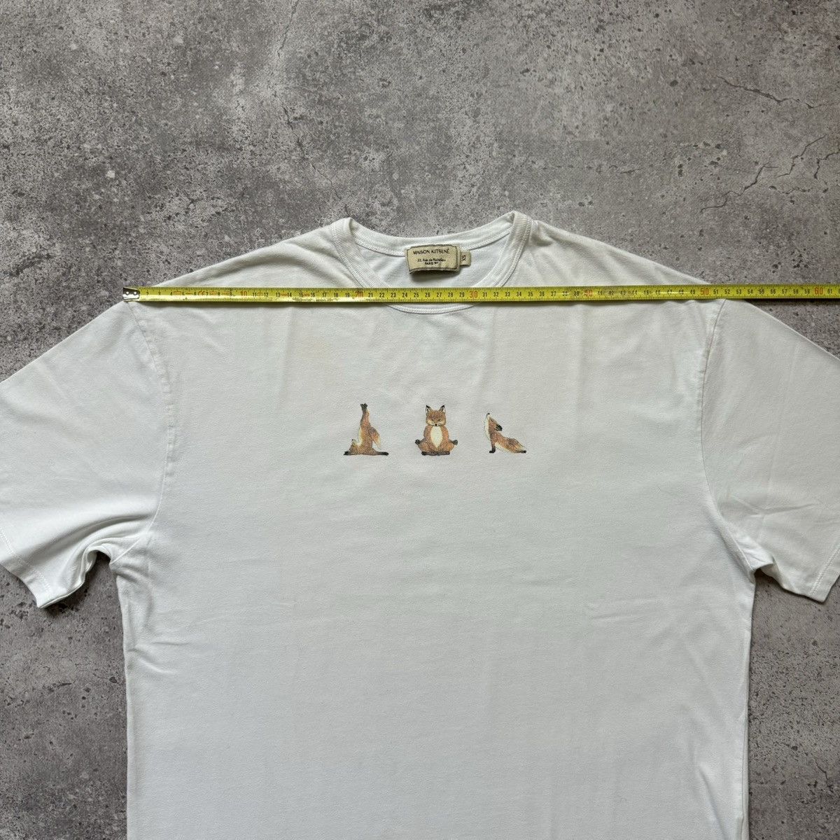 Maison Kitsune Maison Kitsune oversize fox T shirt Size US S / EU 44-46 / 1 - 12 Thumbnail