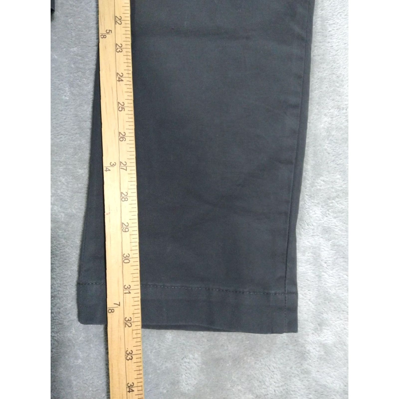 Banana Republic Banana Republic Pants Mens 33x34 Chino Flat Front Cotton Preppy Gray Size US 33 - 5 Thumbnail