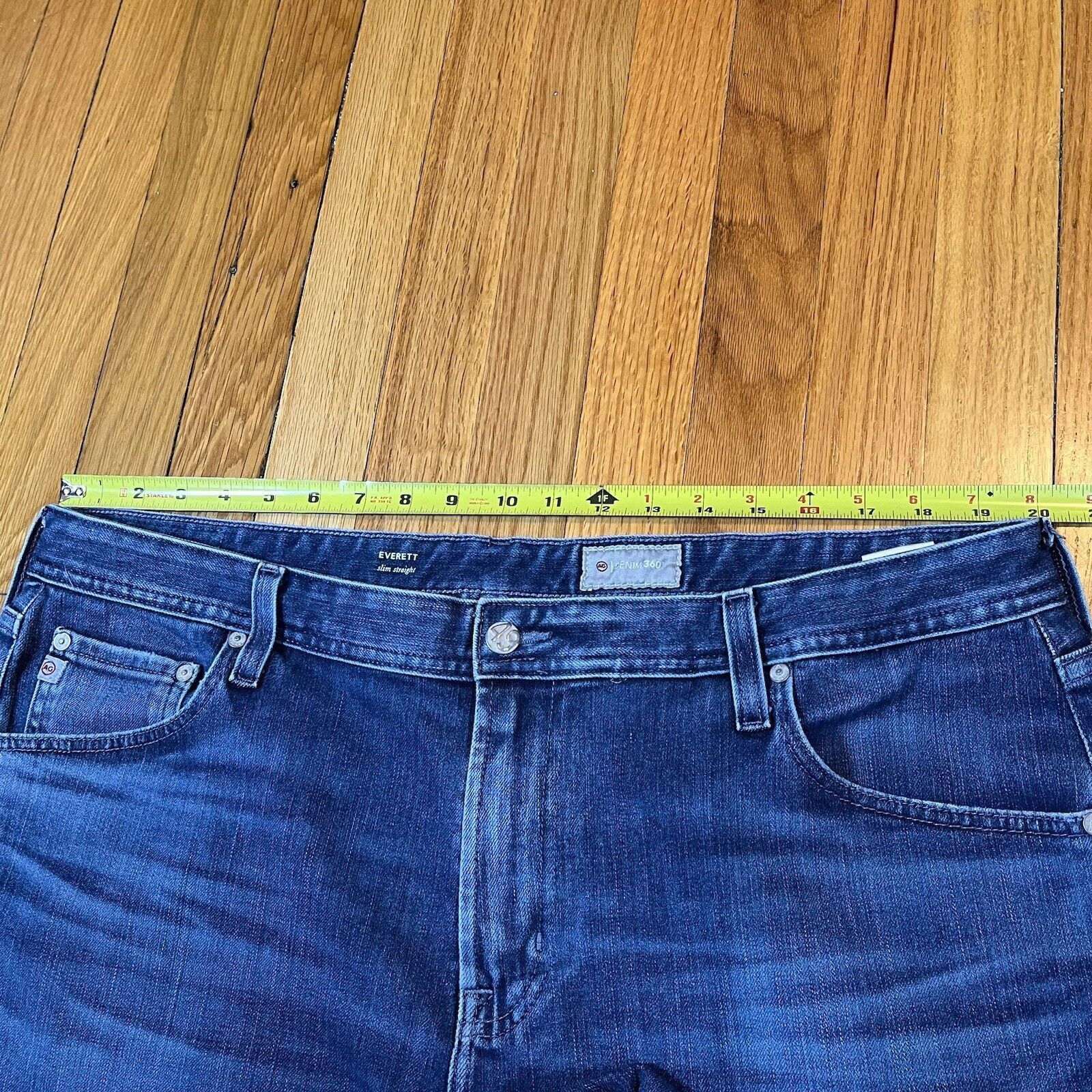 AG Adriano Goldschmied AG Jeans Everett Slim Straight Denim 360 Men’s Size 40 x 27 Size US 40 / EU 56 - 4 Thumbnail