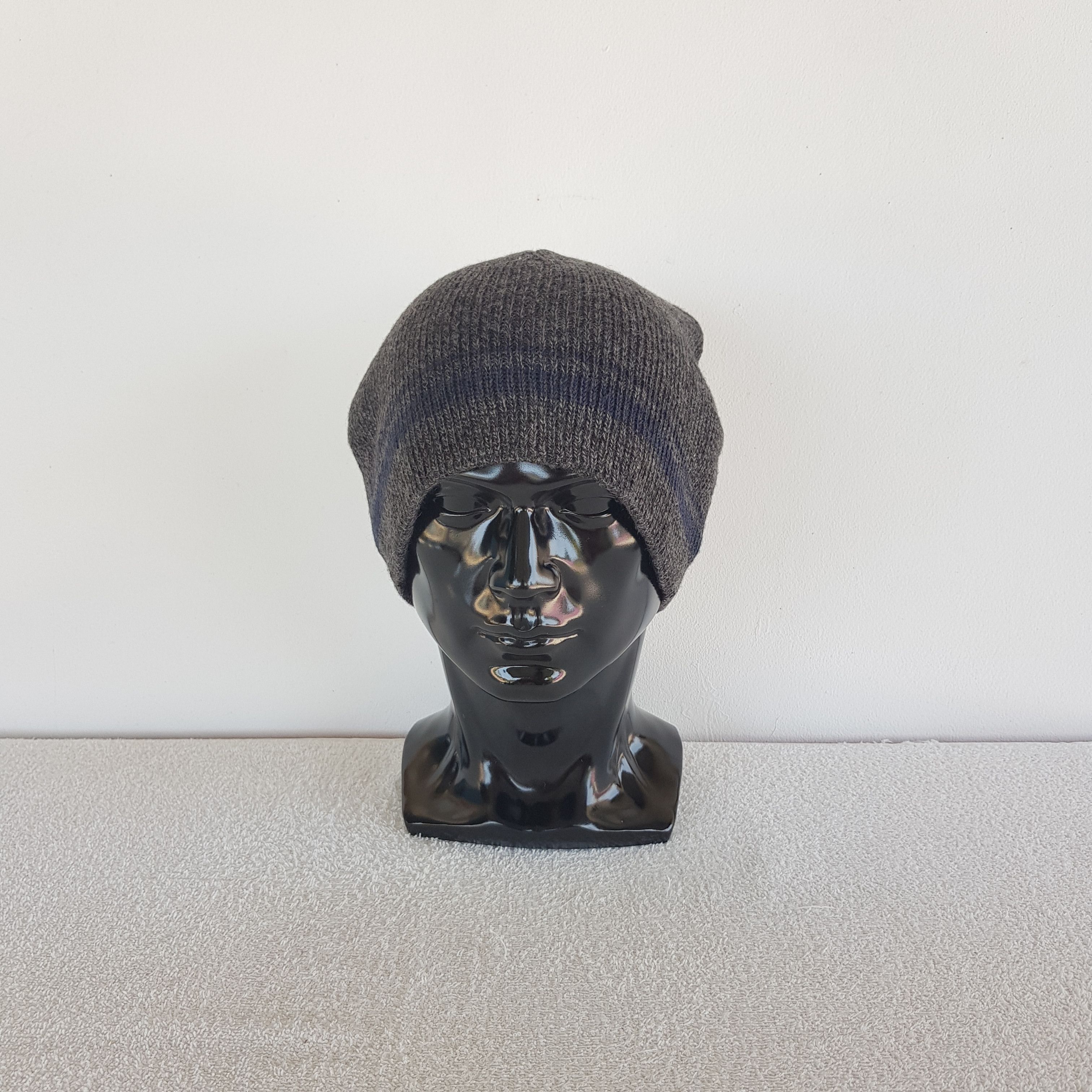 Homespun Knitwear Vintage Japanese Beanie Boho Knitted Ski Snow Caps Hats. Size ONE SIZE - 2 Thumbnail