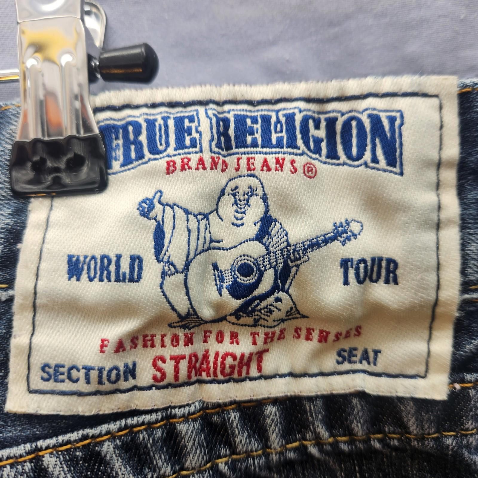 True Religion True Religion Blue Jeans Straight Leg Size 36 Size US 36 / EU 52 - 9 Thumbnail