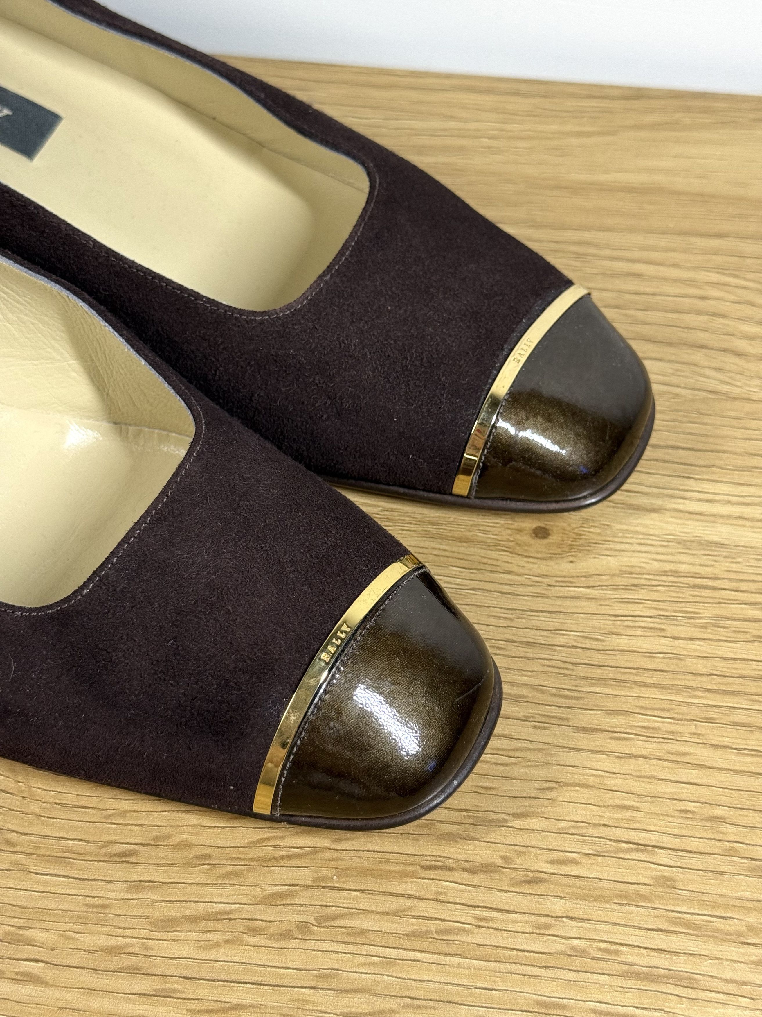 Bally Women's Vintage Bally Pumps Loafers US8/39 Size US 8 / IT 38 - 3 Thumbnail