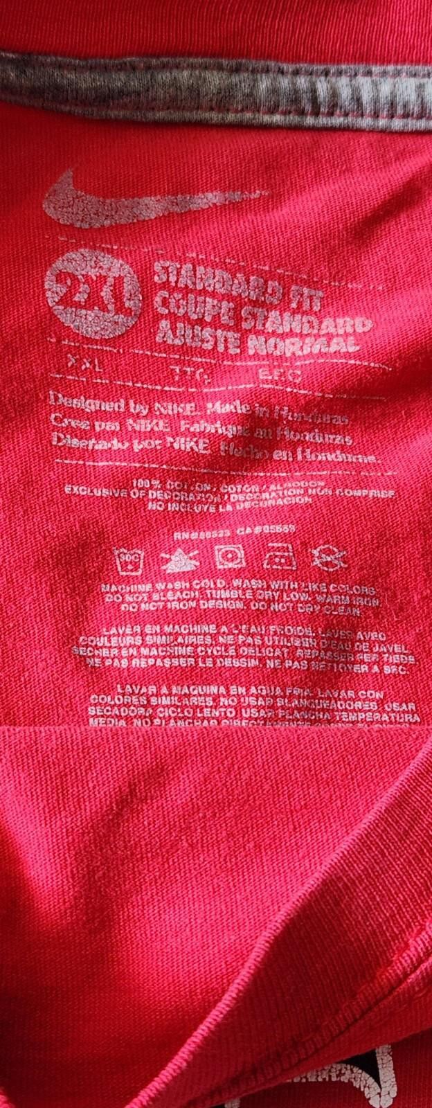 Designer Genuine Merchandise NIKE TEAM Angeles Baseball Red 2xl Size US XXL / EU 58 / 5 - 3 Thumbnail
