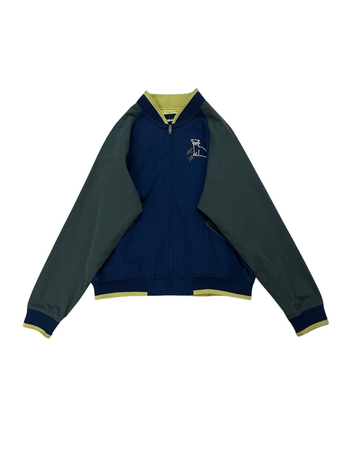 Issey Miyake × Ne-Net Rare Ne-net by Issey Miyake Embroidery Light Bomber Jacket Size US M / EU 48-50 / 2 - 1 Thumbnail