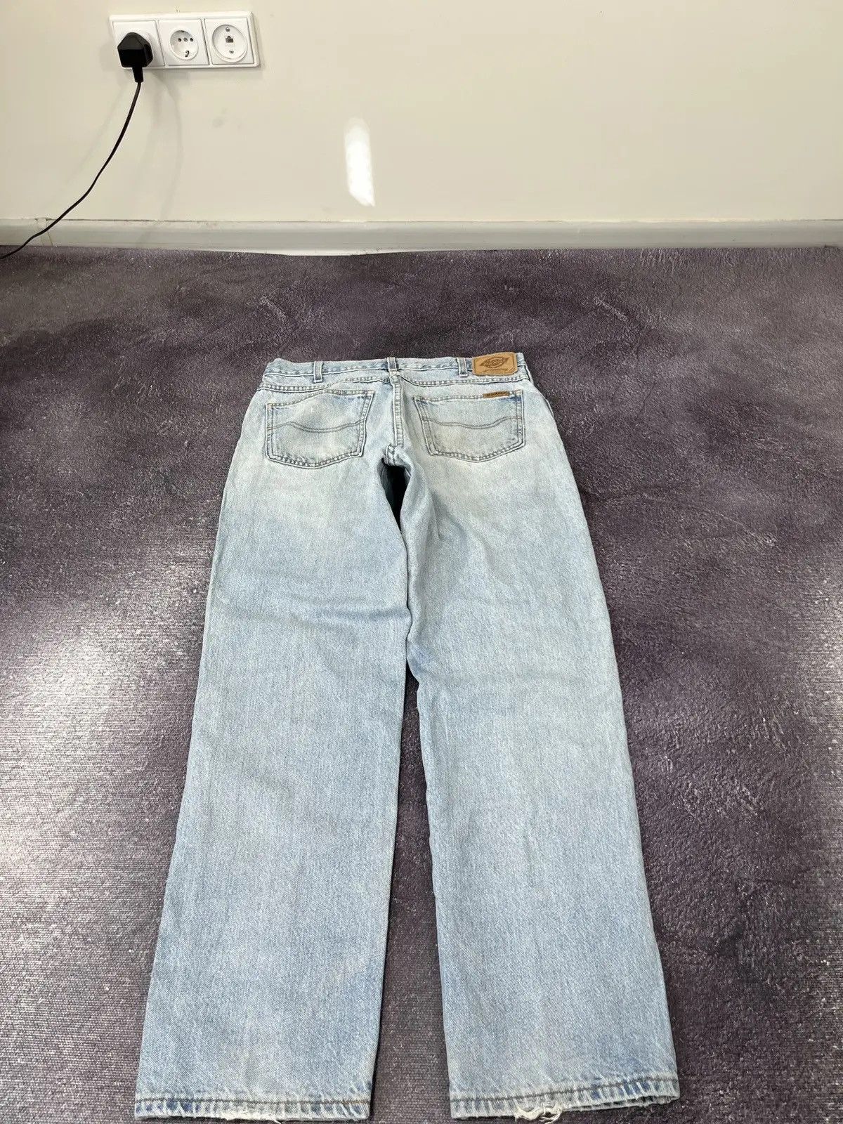 Dickies Vintage Dickies Faded Light Blue USA Denim Hype Jeans Size US 34 / EU 50 - 3 Thumbnail
