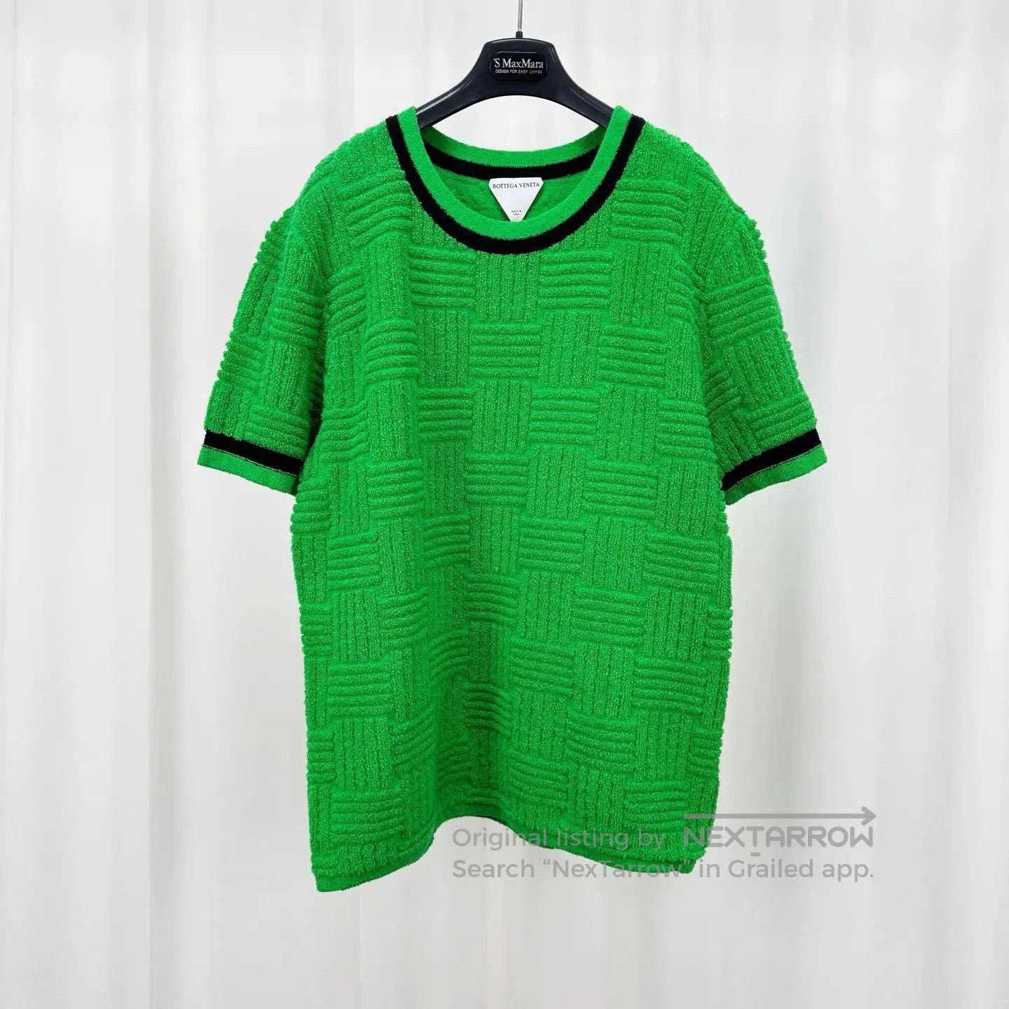 Bottega Veneta Bottega Veneta Green Terry Knit Short-Sleeve. Size US L / EU 52-54 / 3 - 1 Thumbnail