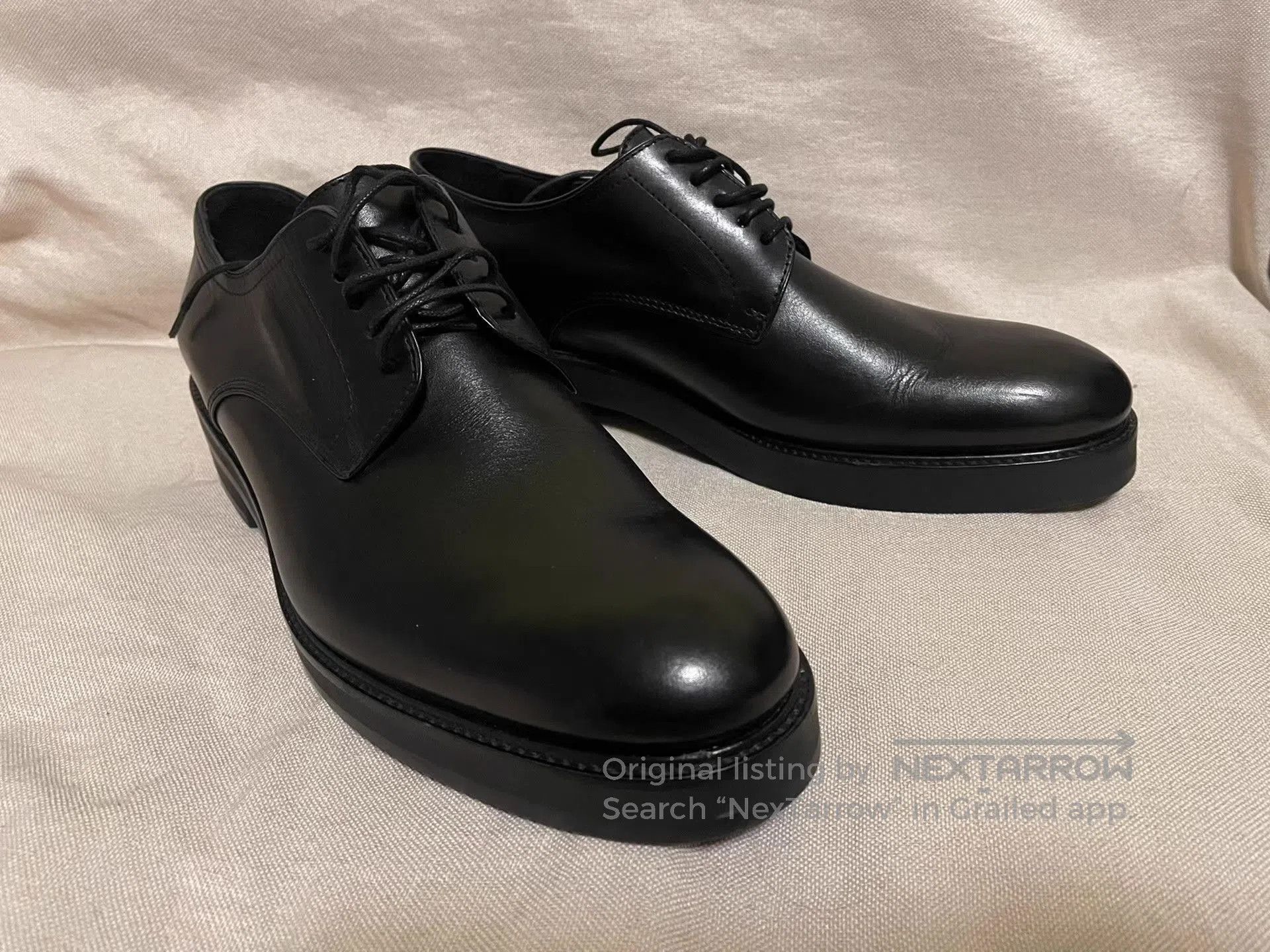 Dsquared2 Black Leather Lace. Size US 8 / EU 41 - 2 Thumbnail