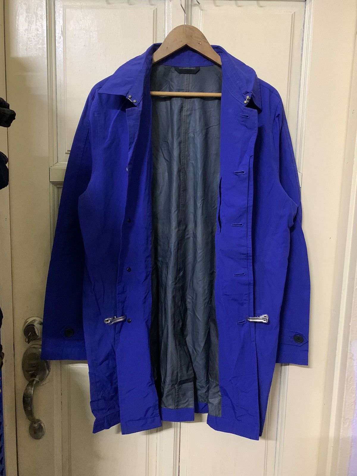 Lacoste Vtg Lacoste Trench Coat Button Jacket Size US L / EU 52-54 / 3 - 2 Thumbnail