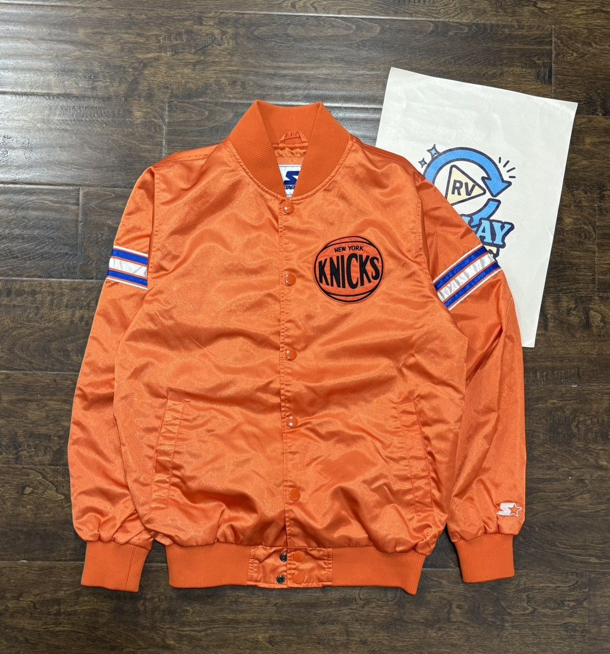 Starter STARTER NEW YORK KNICKS BOMBER JACKET Size US S / EU 44-46 / 1 - 1 Thumbnail