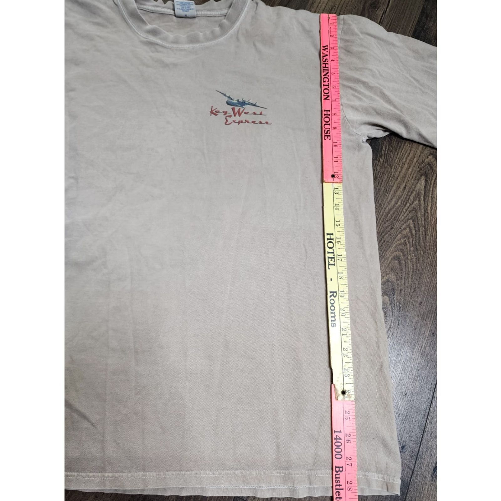 Vintage VINTAGE Crazy Shirts Mens XL T-Shirt Crew Neck Short Sleeve Graphic Print All Seasons Beige Cotton 80s 90s Kona Coffee Dyed Distressed Size US XL / EU 56 / 4 - 2 Thumbnail