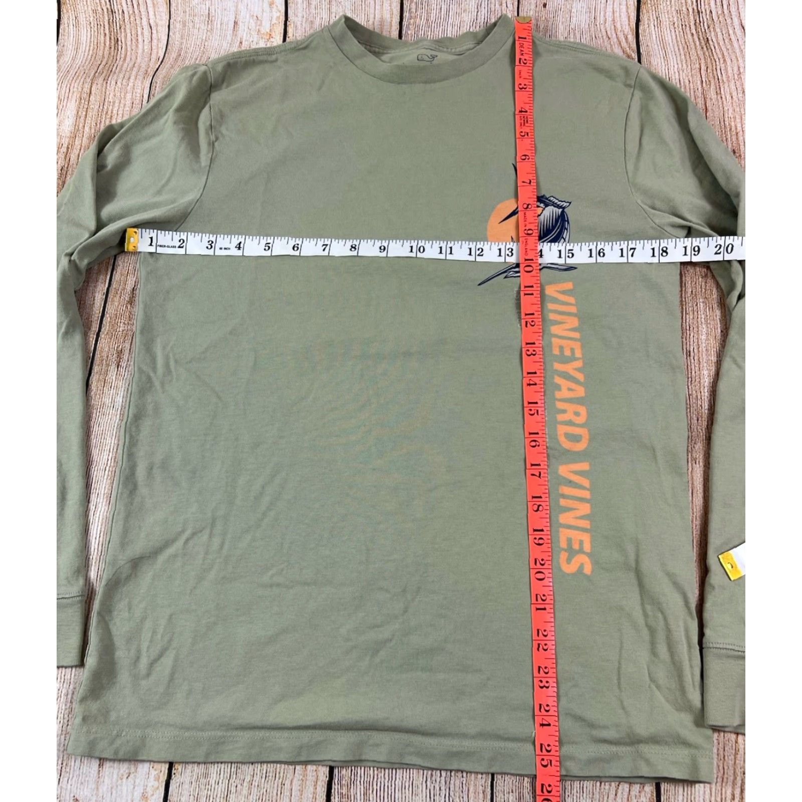 Vineyard Vines Vineyard Vines Marlin Longsleeve Harbor Fishing Longsleeve T Shirt XS Men Green Size US XS / EU 42 / 0 - 5 Thumbnail