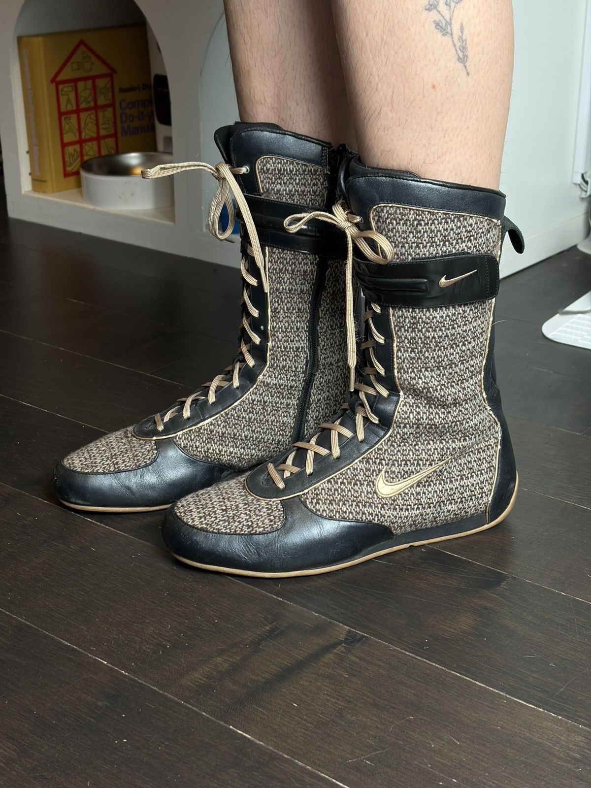 Nike Vintage Nike Hypnotize Leather Boxing Boots Size US 8.5 / IT 38.5 - 3 Thumbnail
