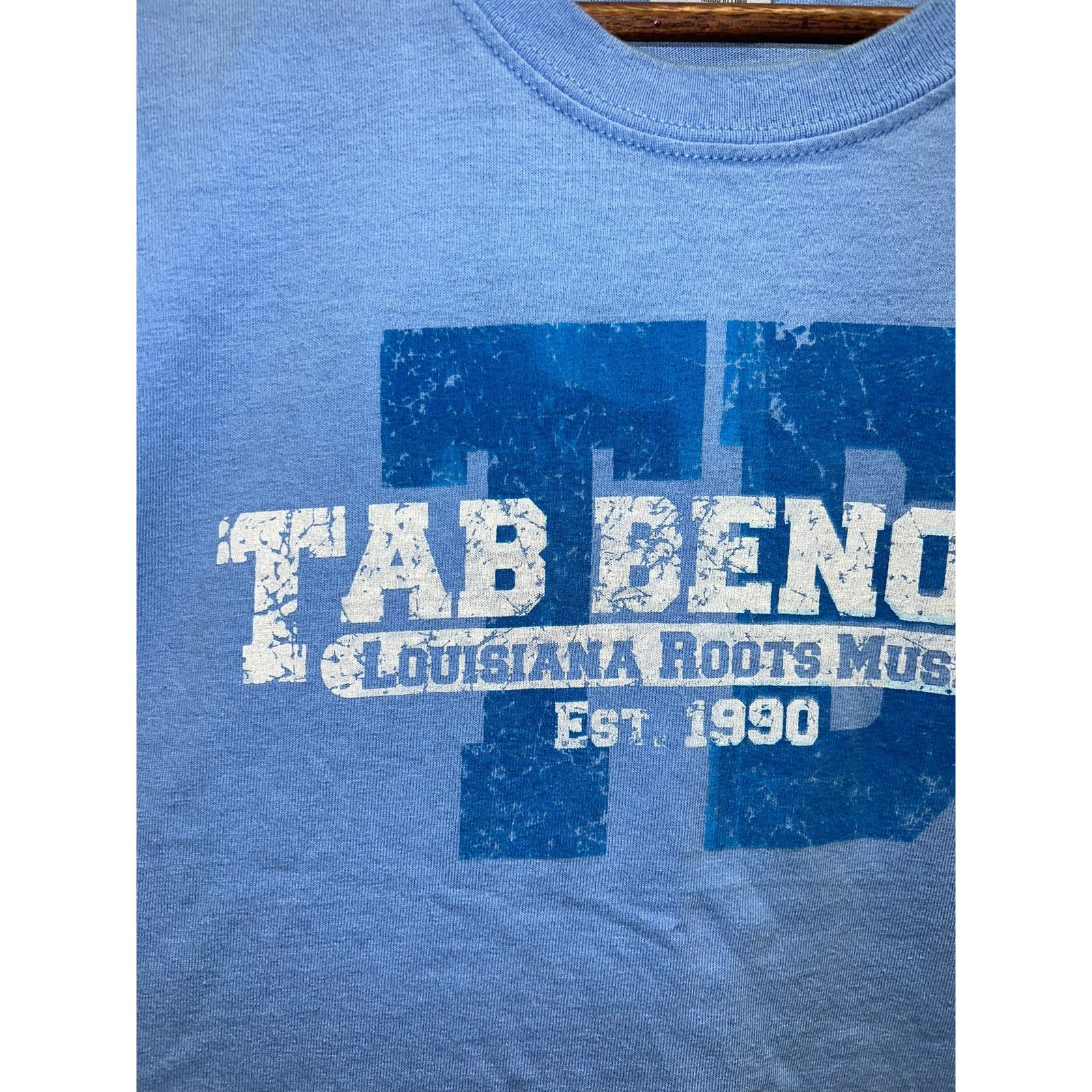 Gildan Vintage Tab Benoit Shirt Lousiana Roots Music Tour Tee L Size US L / EU 52-54 / 3 - 3 Thumbnail