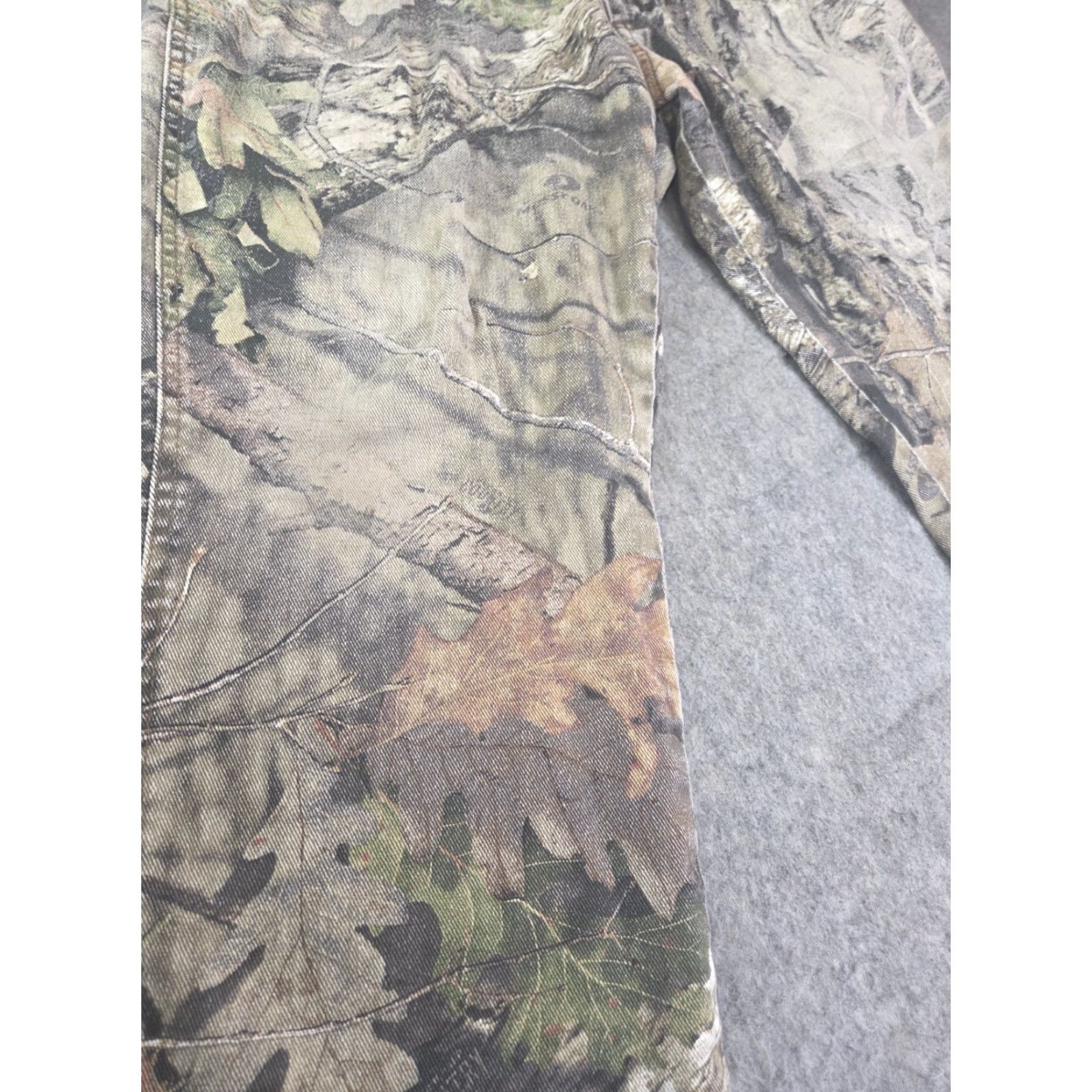 Vintage Mossy Oak Jeans Men 36 Denim Camouflage Movement USA Cargo Pocket Straight 27 Inseam Regular Size 36x27 Size US 36 / EU 52 - 2 Thumbnail