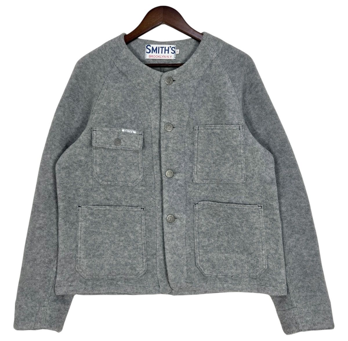 Smith's American × Vintage Vintage Smiths Brooklyn NY Wool Jacket Size S / US 4 / IT 40 - 1 Thumbnail