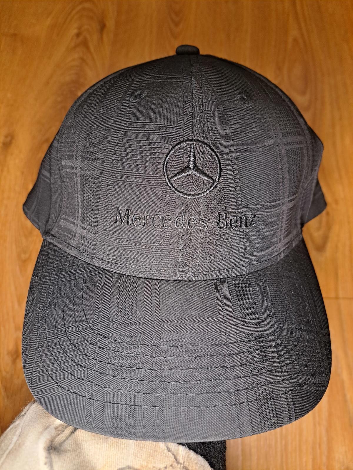 Mercedes-Benz Mercedes-Benz Black Plaid Baseball Cap with Logo Adjustable Size ONE SIZE - 1 Thumbnail