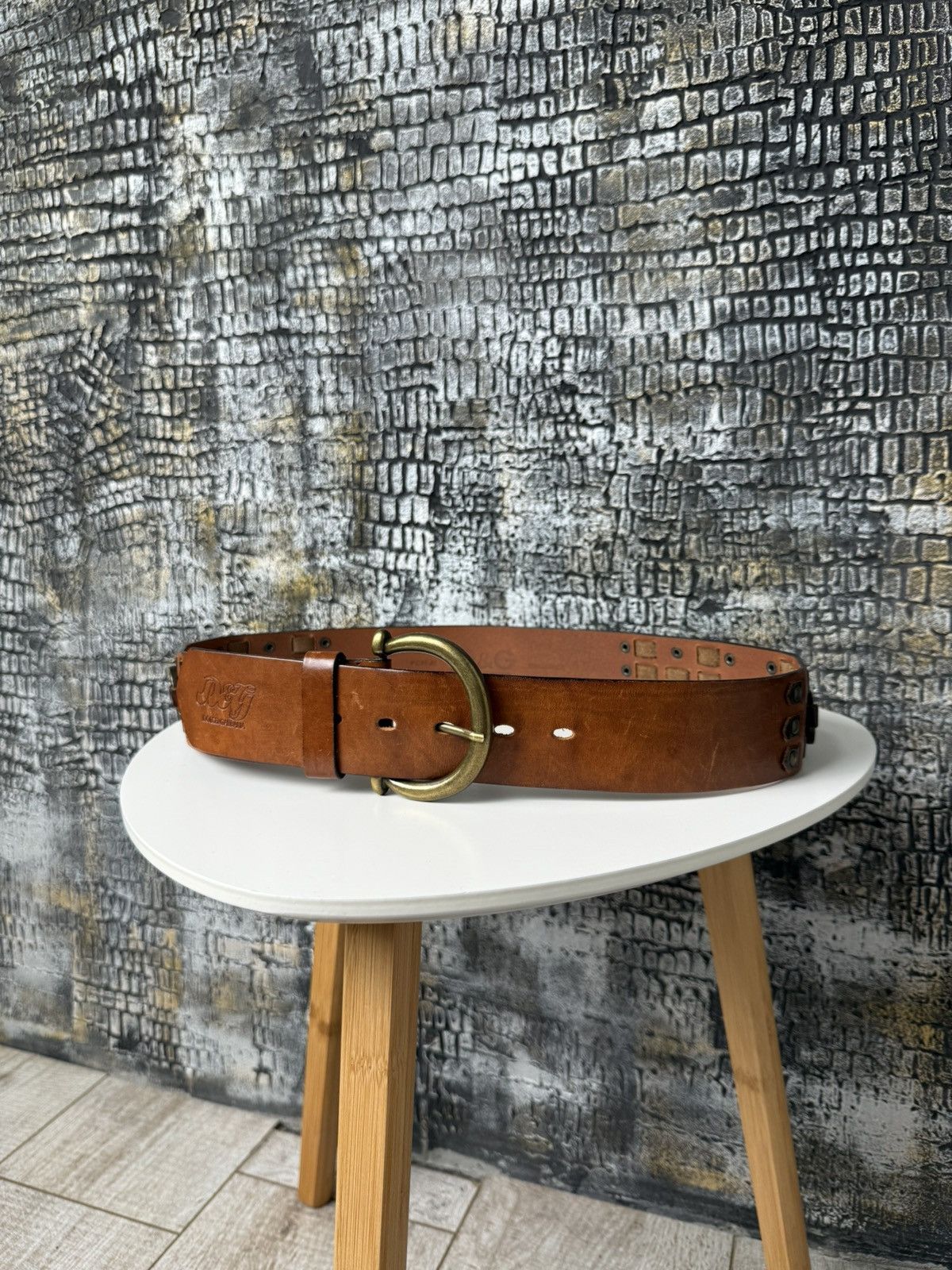 Dolce & Gabbana Vintage Dolce & Gabbana Leather Belt Size ONE SIZE - 3 Thumbnail