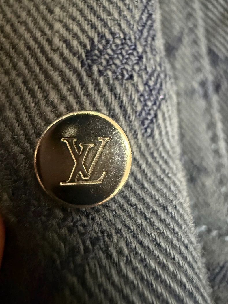 Louis Vuitton Louis VuittonBlue full-print presbyopic denim jacket 2502-N Size US S / EU 44-46 / 1 - 4 Thumbnail