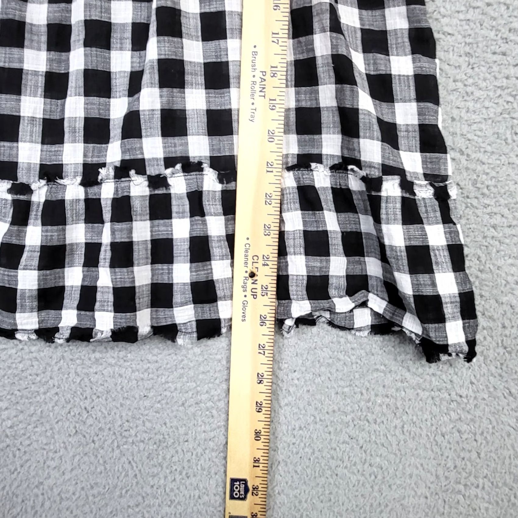 Anthropologie Anthropologie Cloth & Stone Top Size S plaid Halther Ruffle hem Ties Women’s Size S / US 4 / IT 40 - 4 Thumbnail