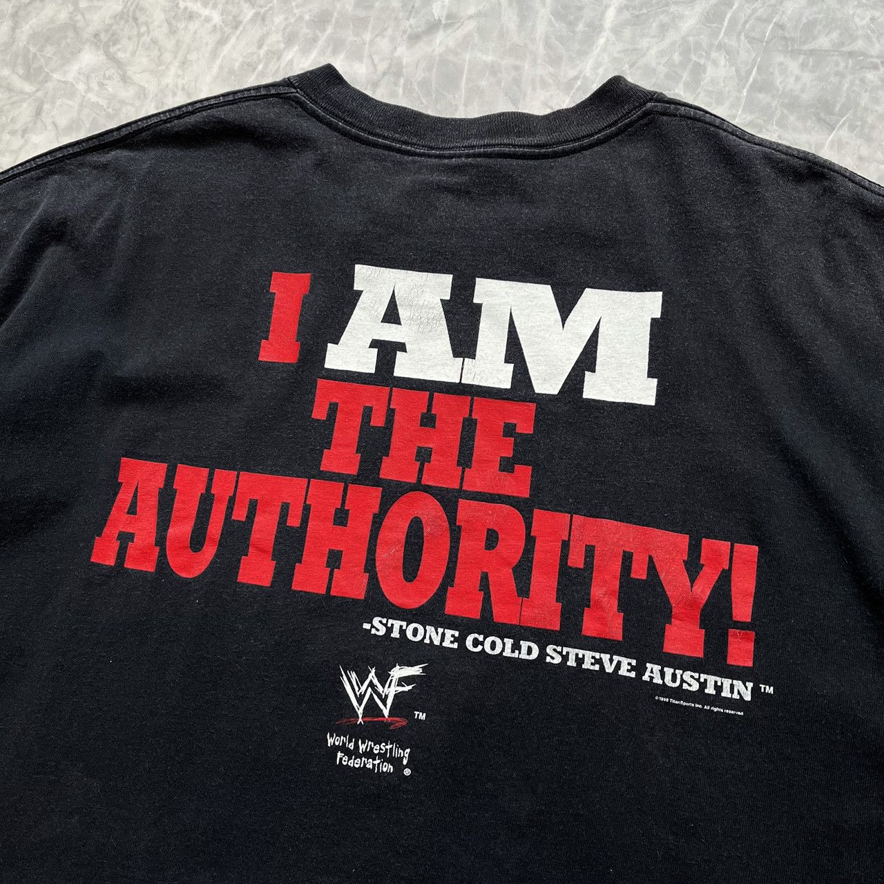 Vintage × WWE × WWF VTG 90s WWF STONE COLD STEVE AUSTIN POLICE 1998 T-SHIRT Size US XXL / EU 58 / 5 - 4 Thumbnail