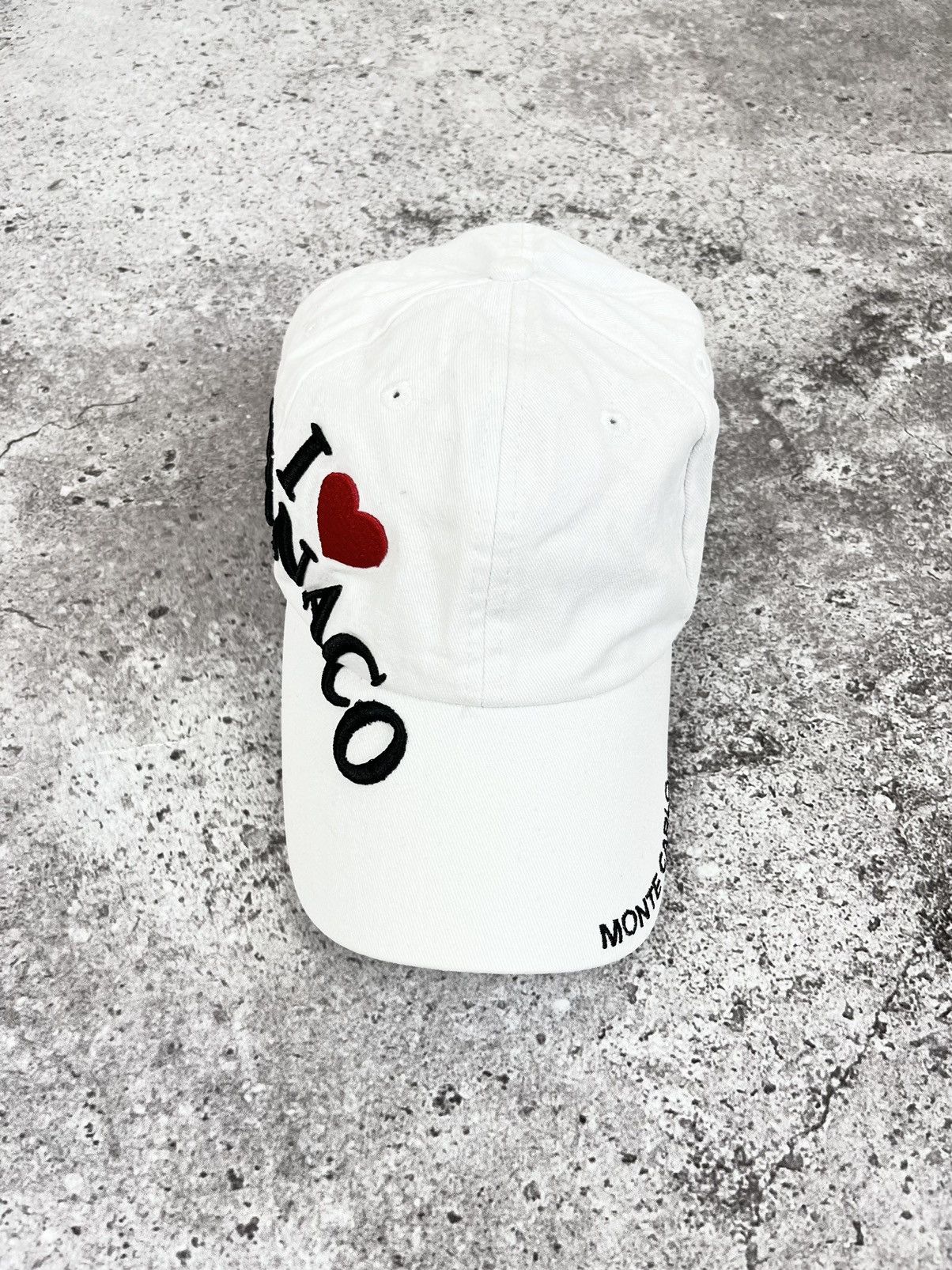 Vintage I Love Monaco❤️ Vintage Y2K White Cap Size ONE SIZE - 2 Thumbnail