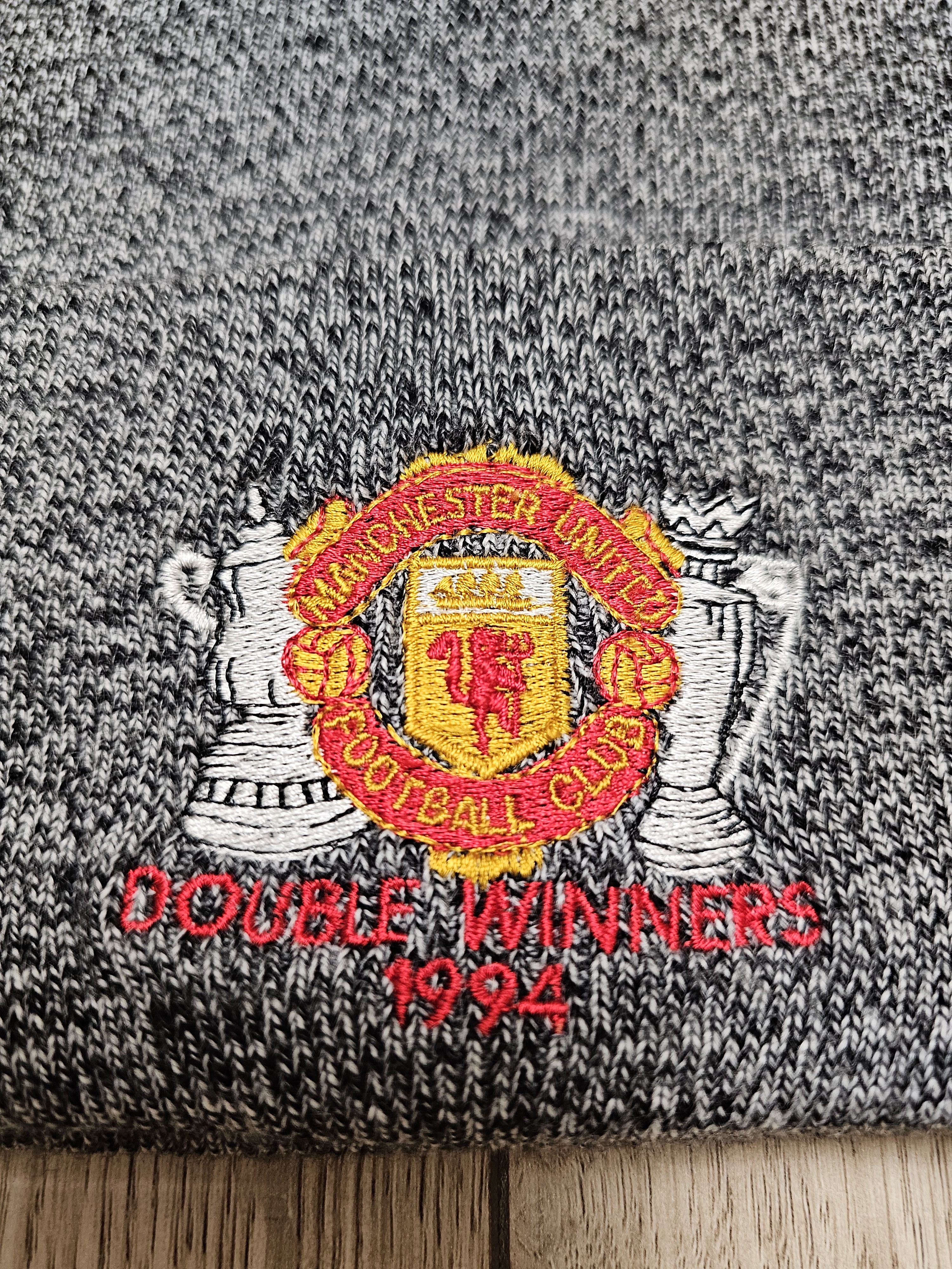 All Sport × Vintage MANCHESTER UNITED 1994 VINTAGE BEANIE HAT SOCCER FOOTBALL Size ONE SIZE - 3 Thumbnail
