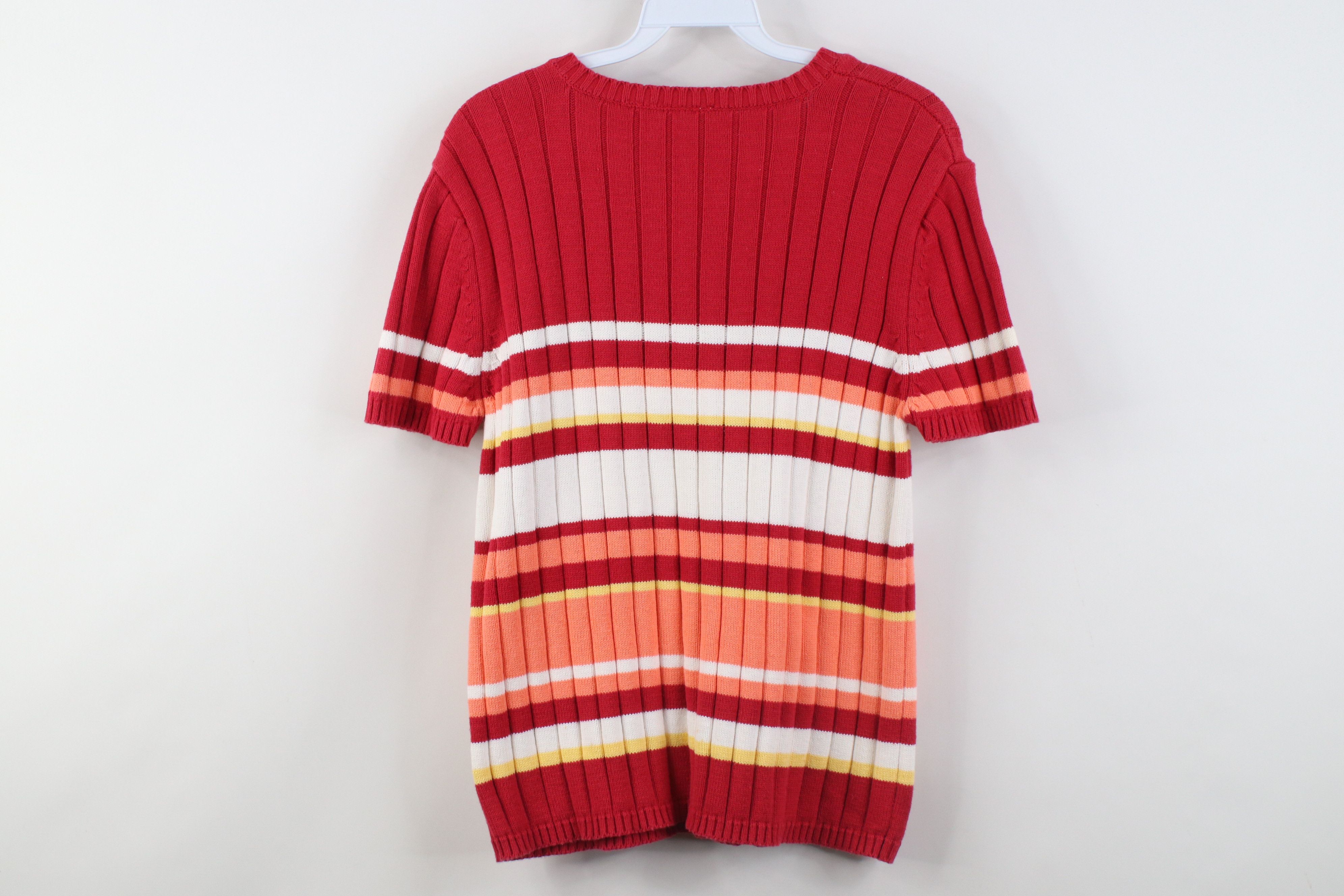 Vintage Vintage 90s Y2K Babydoll Block Knit Joey Potter Sweater ASO Size XL / US 12-14 / IT 48-50 - 9 Thumbnail