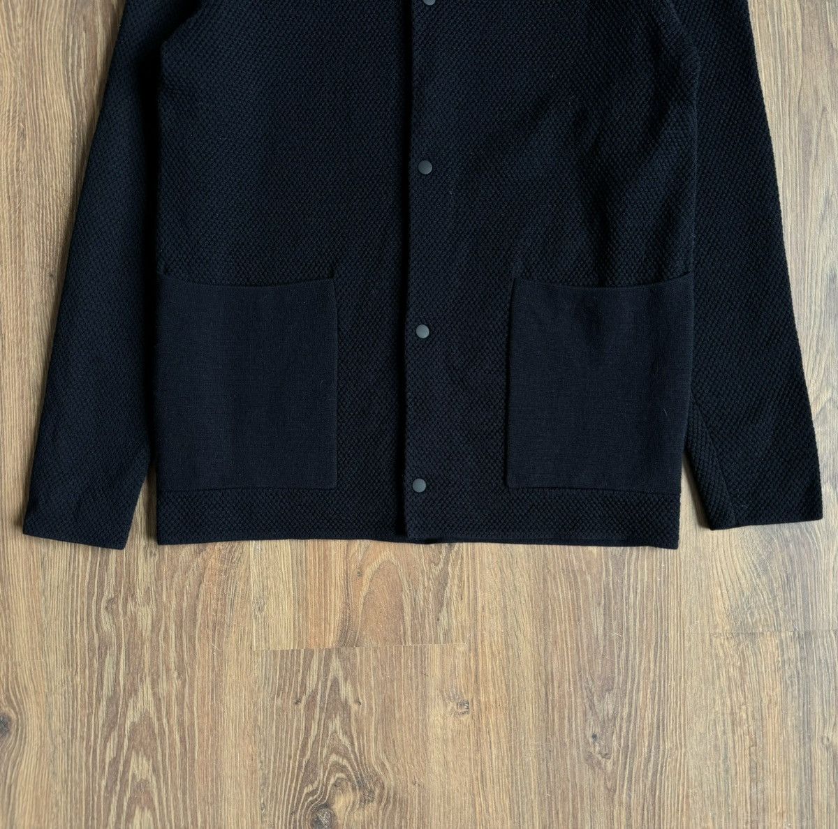 Cos COS Wool Knit Cardigan Snap Button Men’s S Navy Size US S / EU 44-46 / 1 - 3 Thumbnail