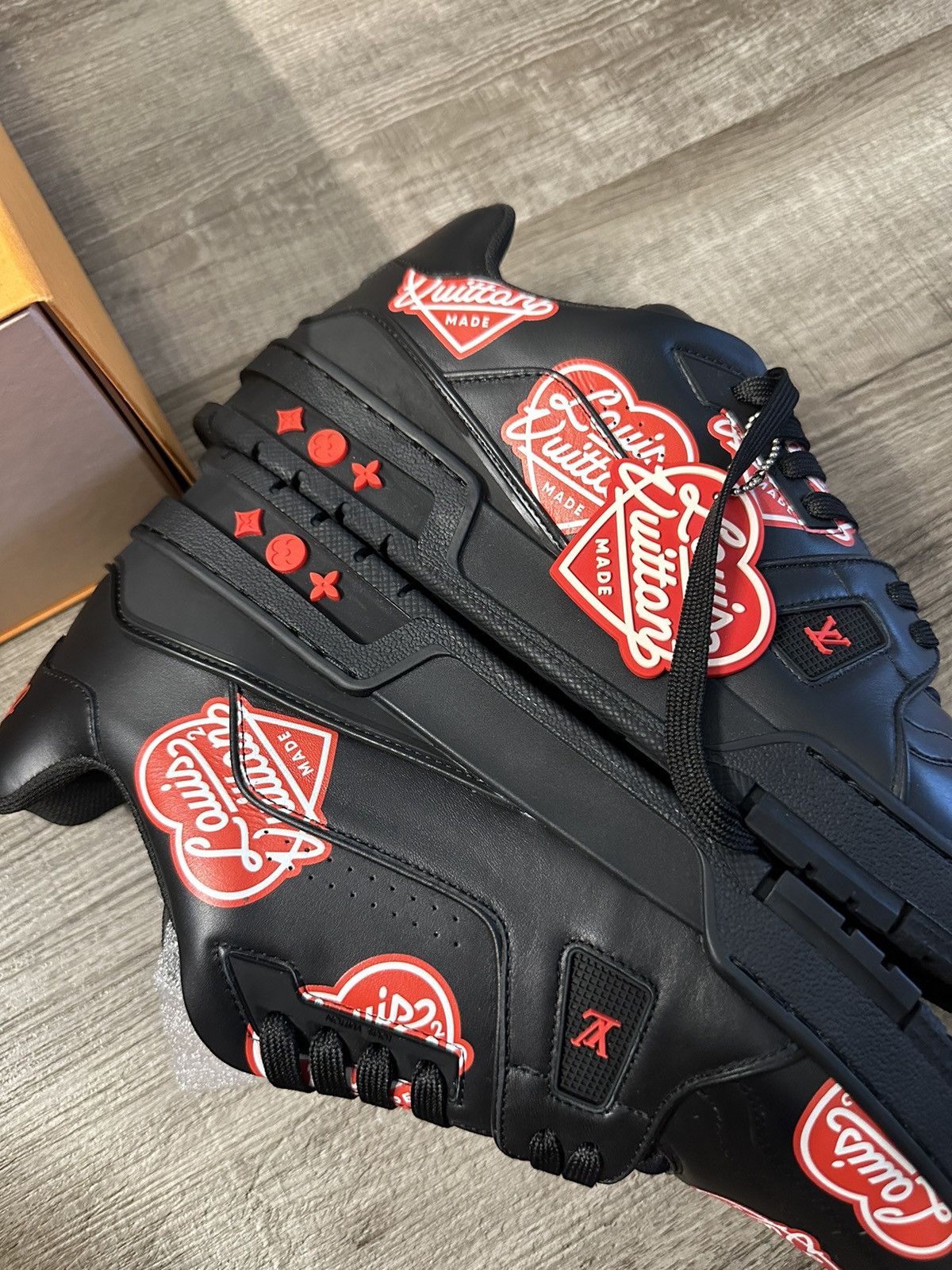 Louis Vuitton 🔥Louis Vuitton Nigo LV MADE Black Trainer🔥🥰 Size US 10 / EU 43 - 9 Thumbnail